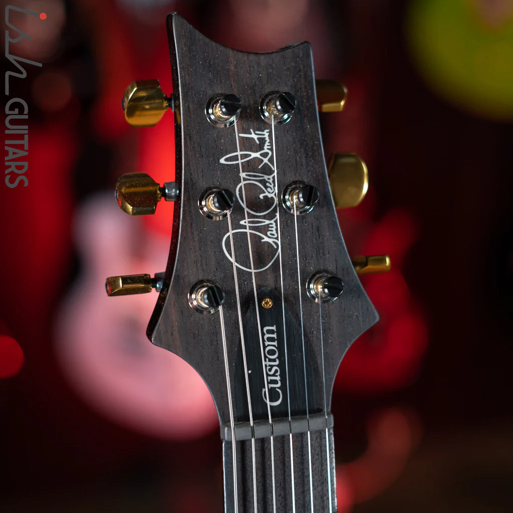 PRS Custom 24 10 Top Purple Iris w/ Black Burst & Back - Image 3
