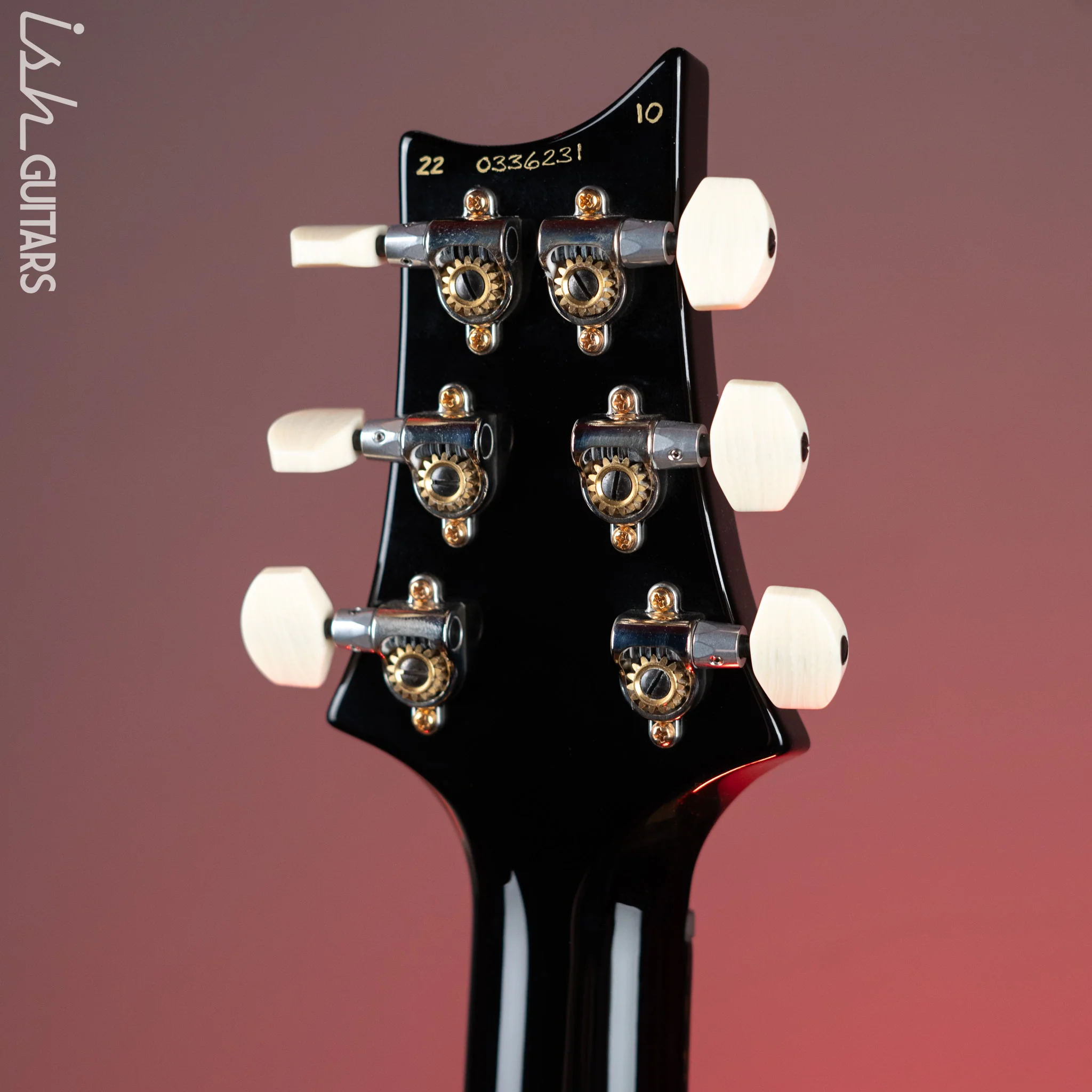 PRS Custom 24 35th Anniversary 10 Top Grey Black Fade w/ Black Back - Image 10