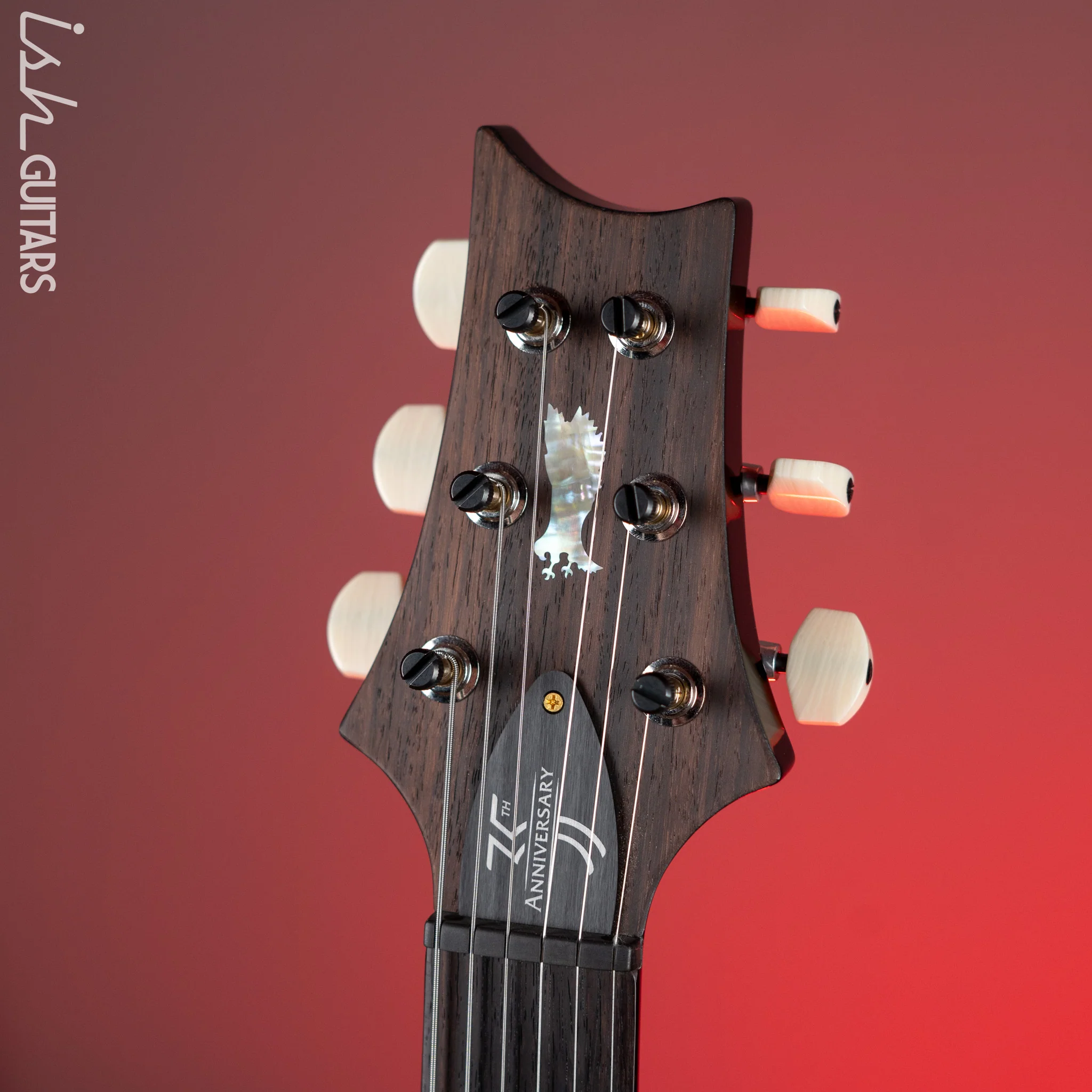 PRS Custom 24 35th Anniversary 10 Top Grey Black Fade w/ Black Back - Image 5