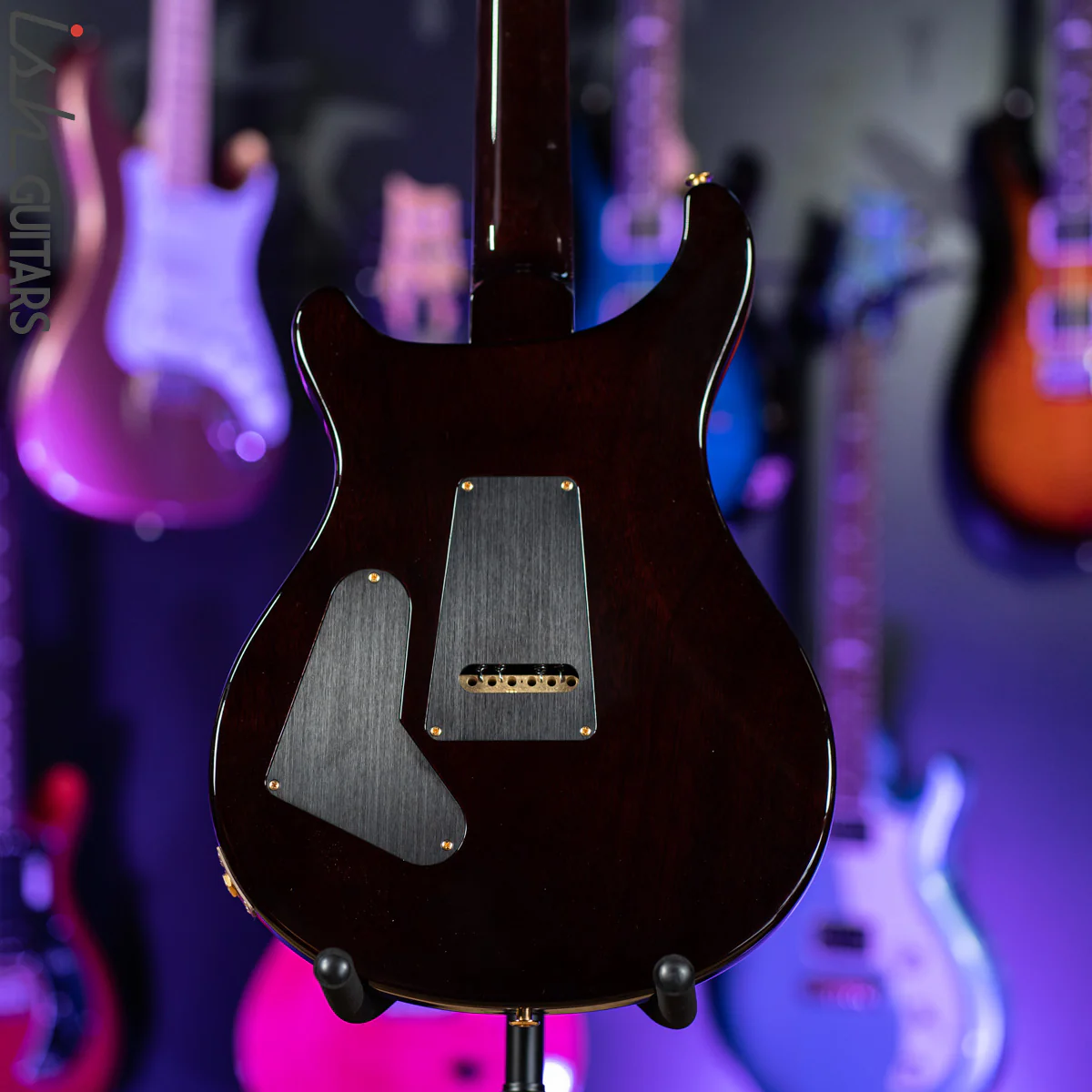 2021 PRS Custom 24 35th Anniversary Black Gold Burst 10 Top - Image 8