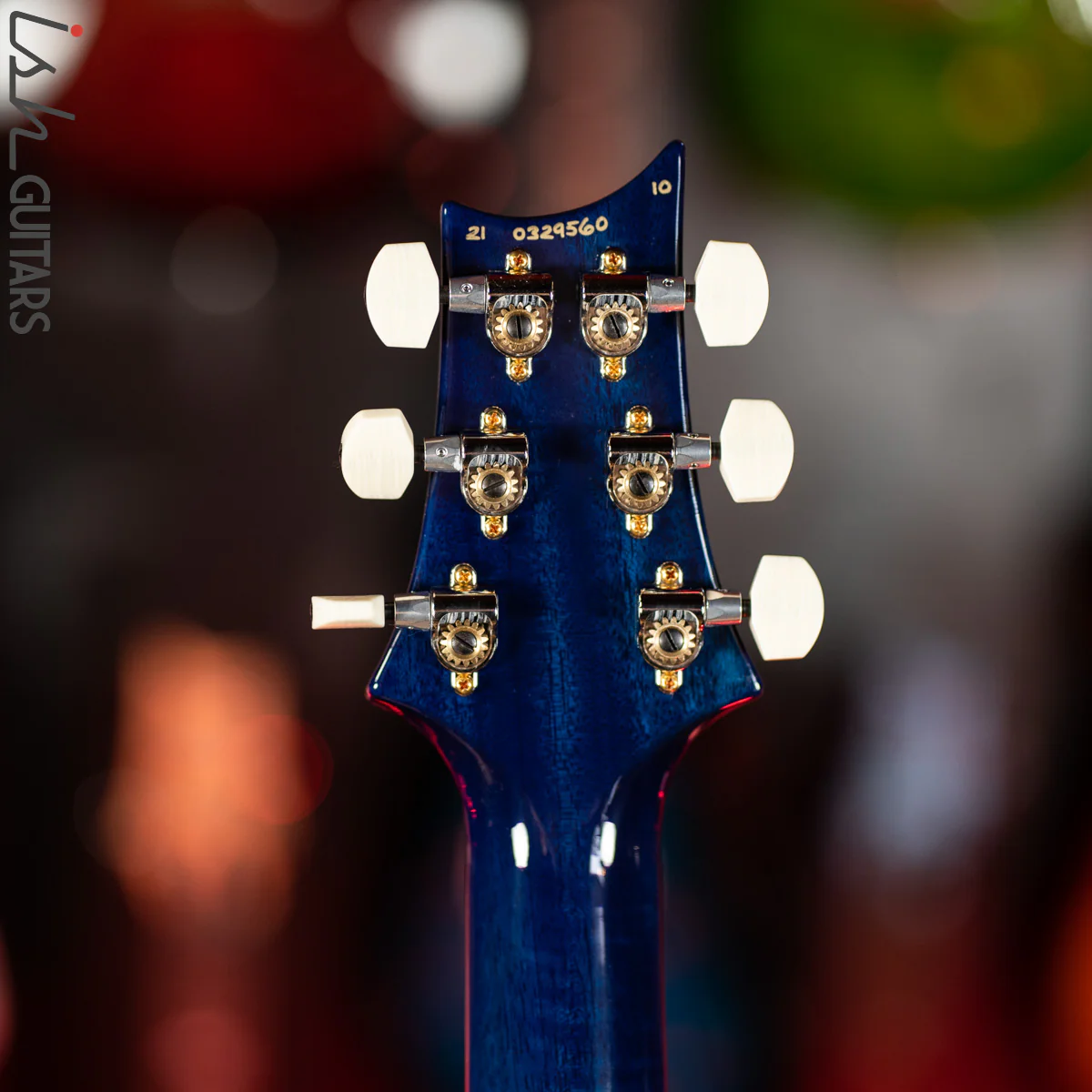 PRS Custom 24 35th Anniversary Guitar Blue Matteo 10 Top - Image 11