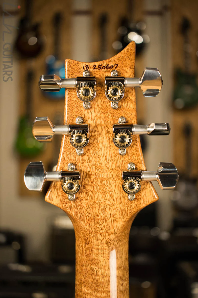 2018 PRS Paul Reed Smith Custom 24 Custom Color Aqua Violet Natural Back - Image 9