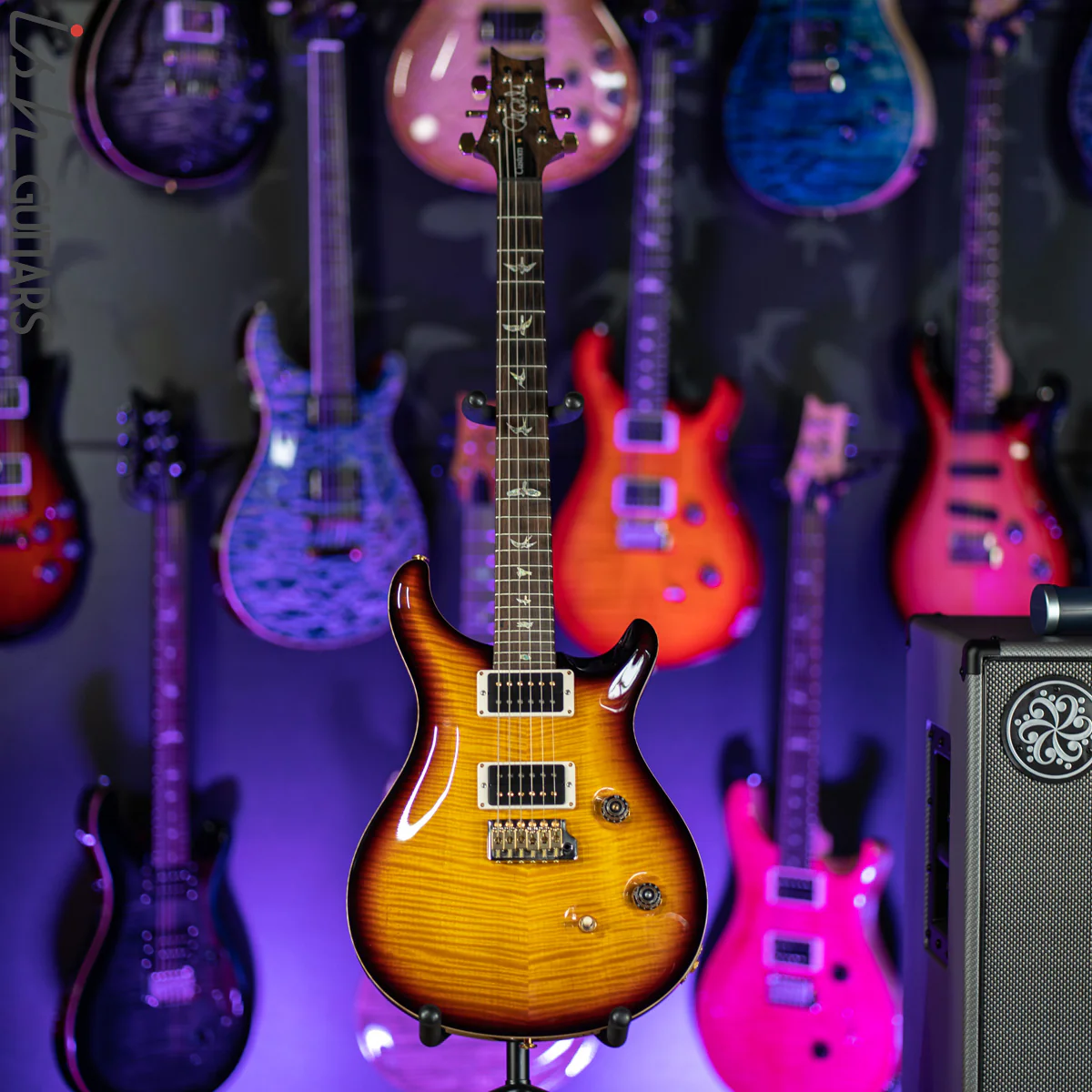 2018 PRS Custom 24 Artist Package Tri-Color Sunburst Rosewood Neck - Image 2
