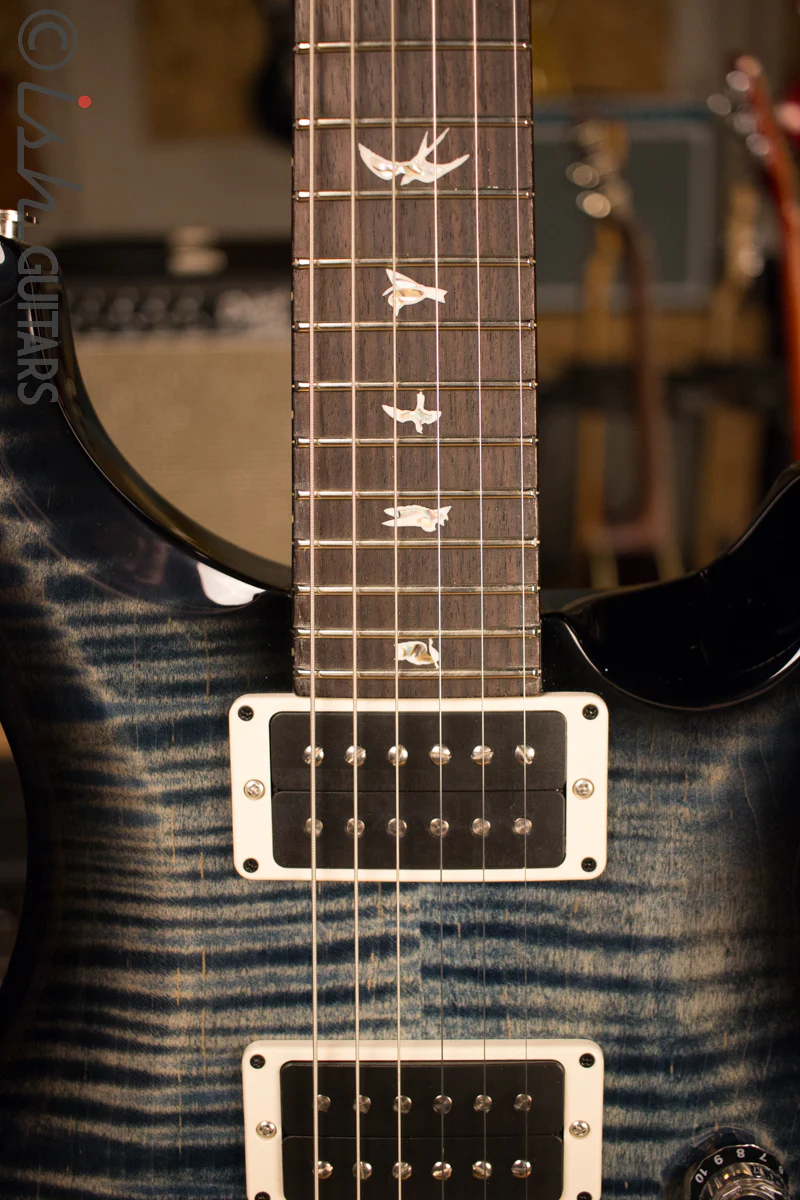 Paul Reed Smith PRS Custom 24 Custom Color Faded Whale Blue Smokewrap - Image 6