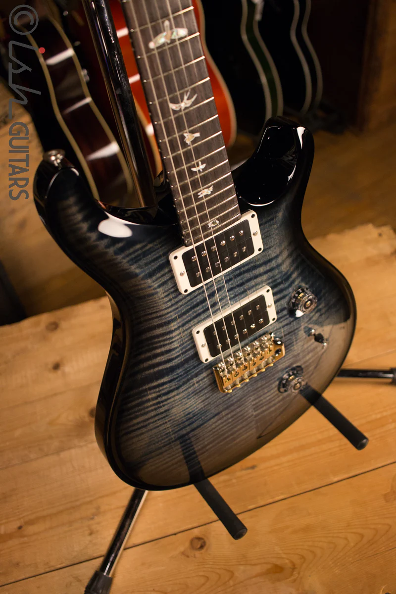 Paul Reed Smith PRS Custom 24 Custom Color Faded Whale Blue Smokewrap - Image 7