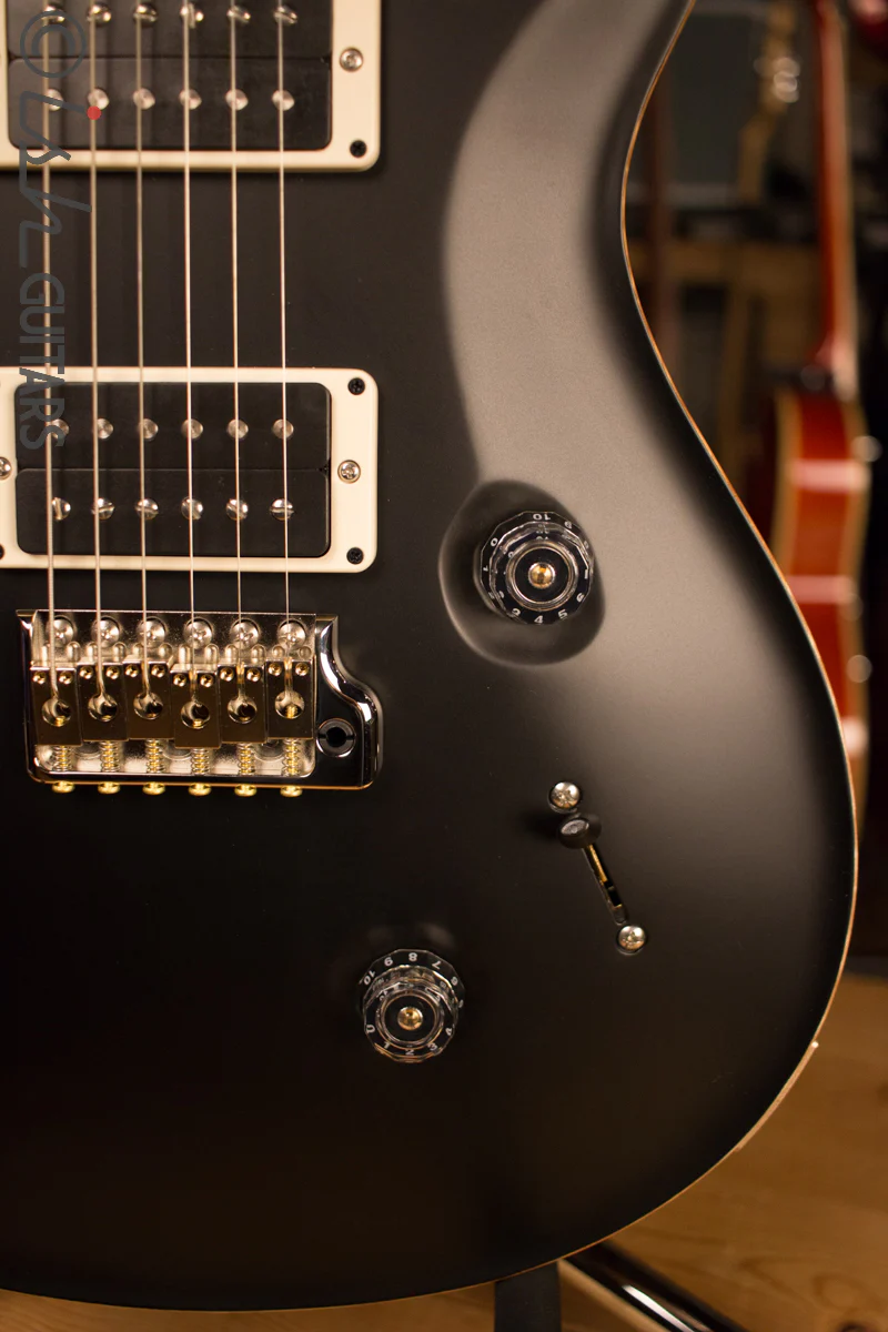 PRS Custom 24 Custom Color Matte Black Natural Back - Image 4