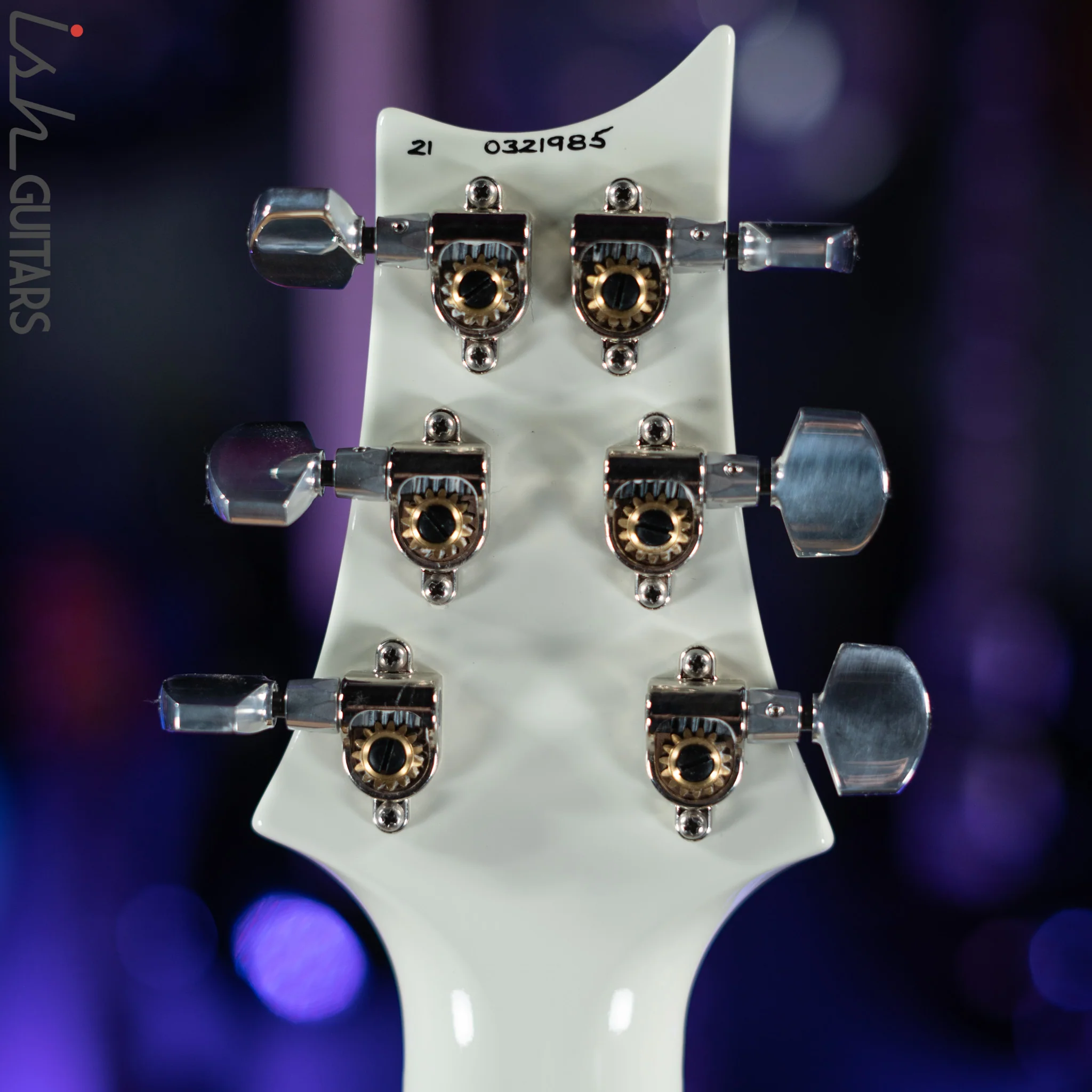 2021 PRS Custom 24 Electric Guitar Antique White - Image 9