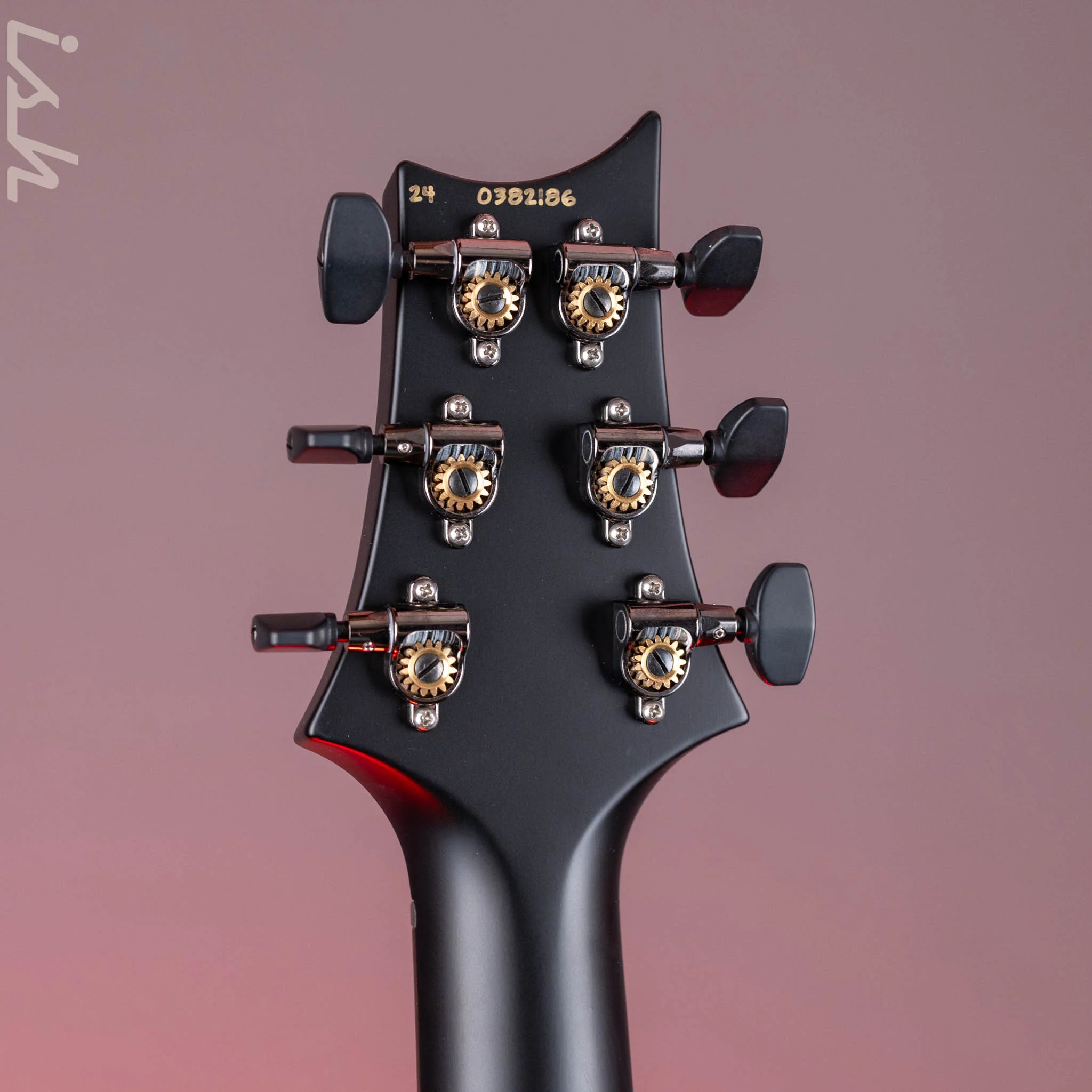 PRS Custom 24 Electric Guitar Black Satin - Image 10
