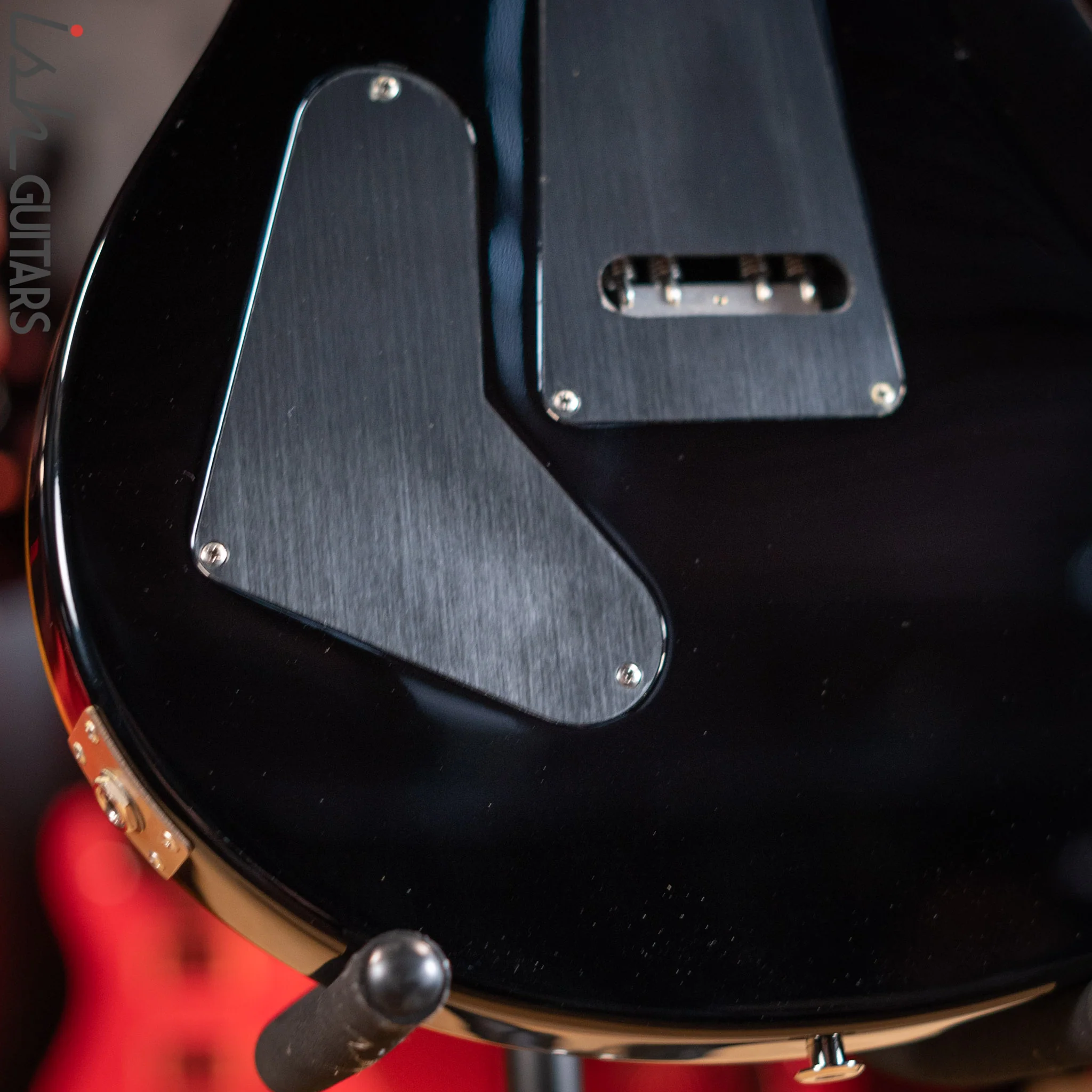 PRS Custom 24 Floyd Rose Black Gloss Amber Binding - Image 11
