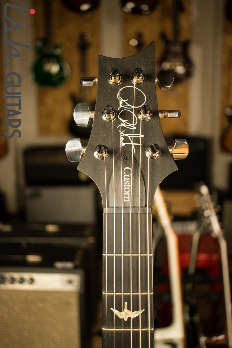 PRS Paul Reed Smith Custom 24 Left Handed Lefty 10 Top Charcoal Flamed Maple Neck - Image 5