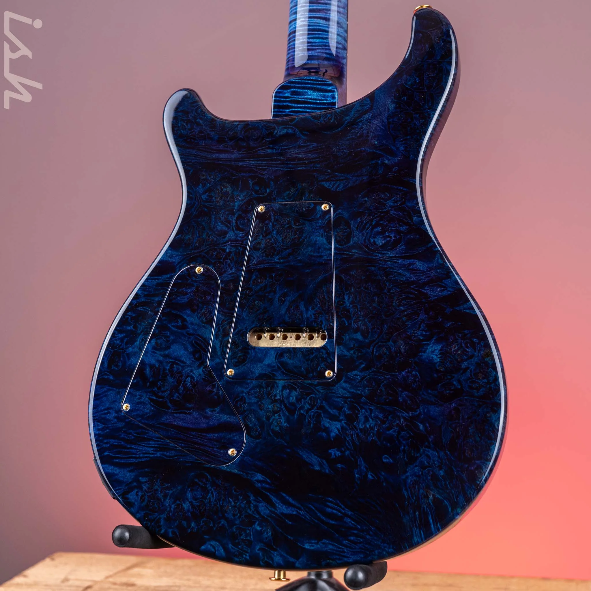 PRS Custom 24 Private Stock Aqua Violet Fade Burl - Image 8