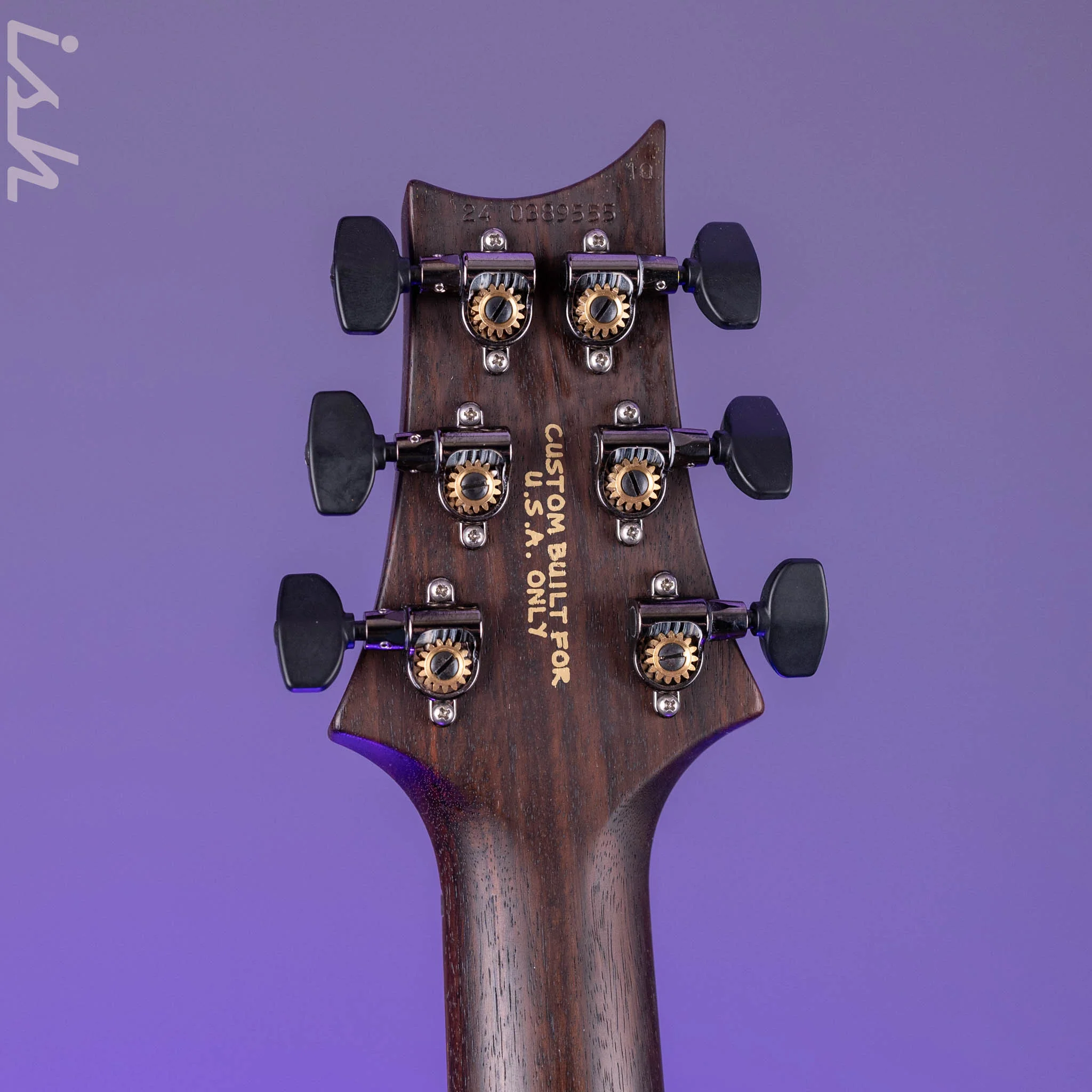 PRS Custom 24 Wood Library Quilt 10 Top Korina Body Rosewood Neck w/ Brazilian Board - Image 10