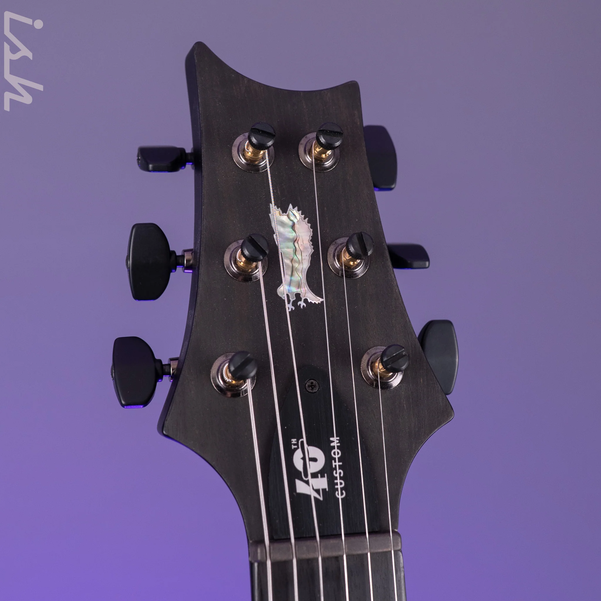 PRS Custom 24 Satin Limited Edition 40th Anniversary Cobalt Smokeburst - Image 6