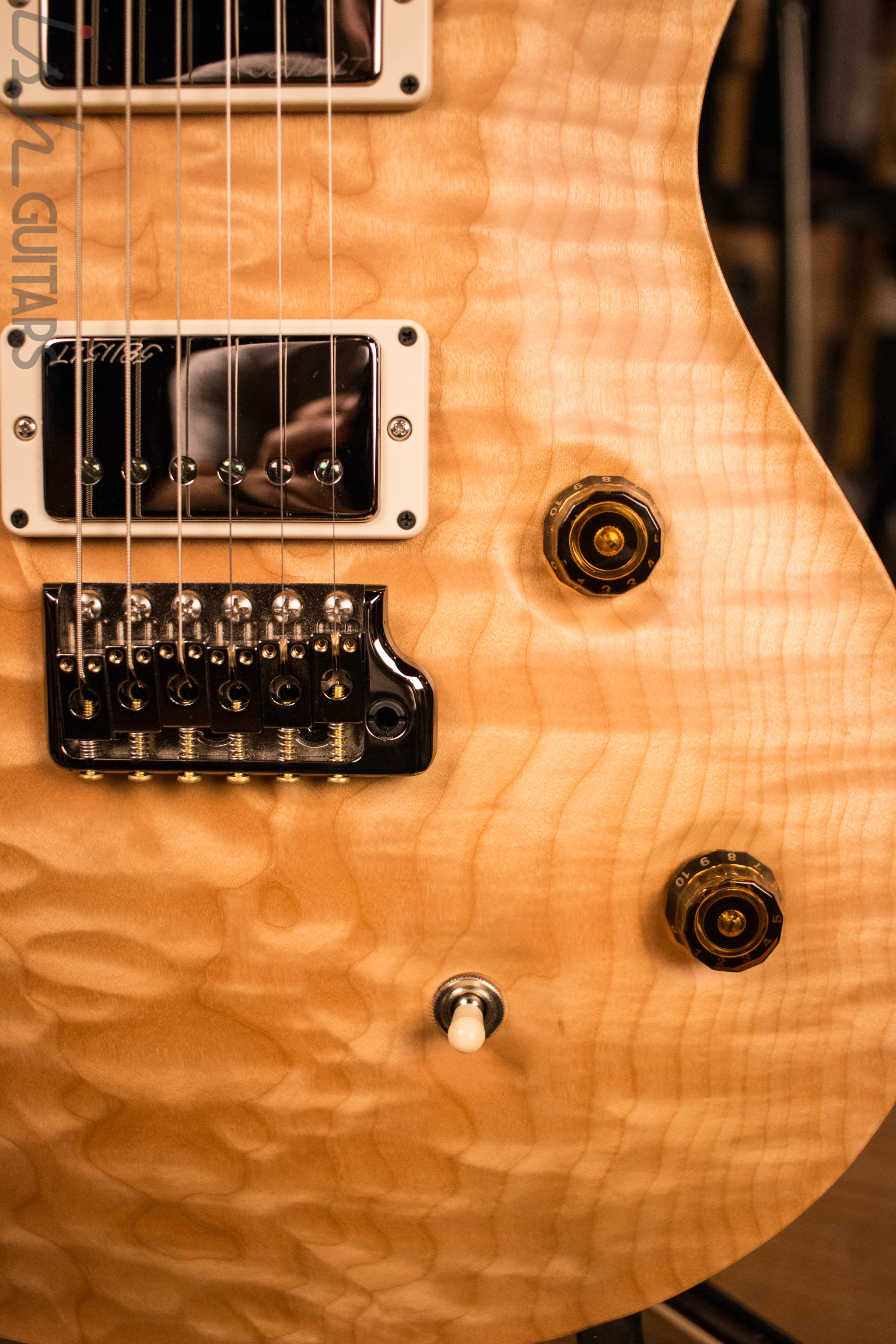 PRS Custom 24 Semi-Hollow Ish Guitars Exclusive Wood Library Quilt - Image 4