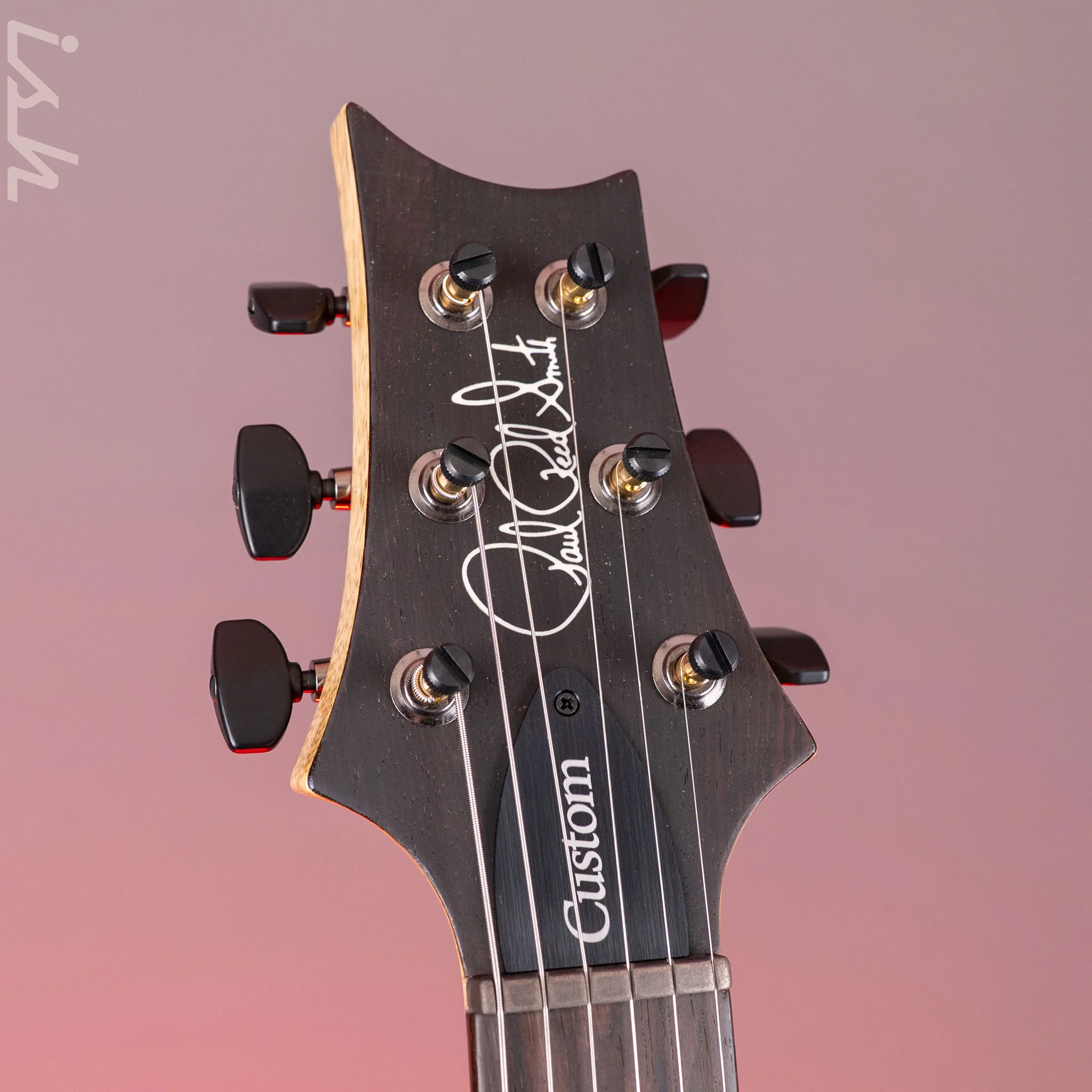 PRS Custom 24 Wood Library 10-Top Quilt Charcoal Purple Burst - Image 7