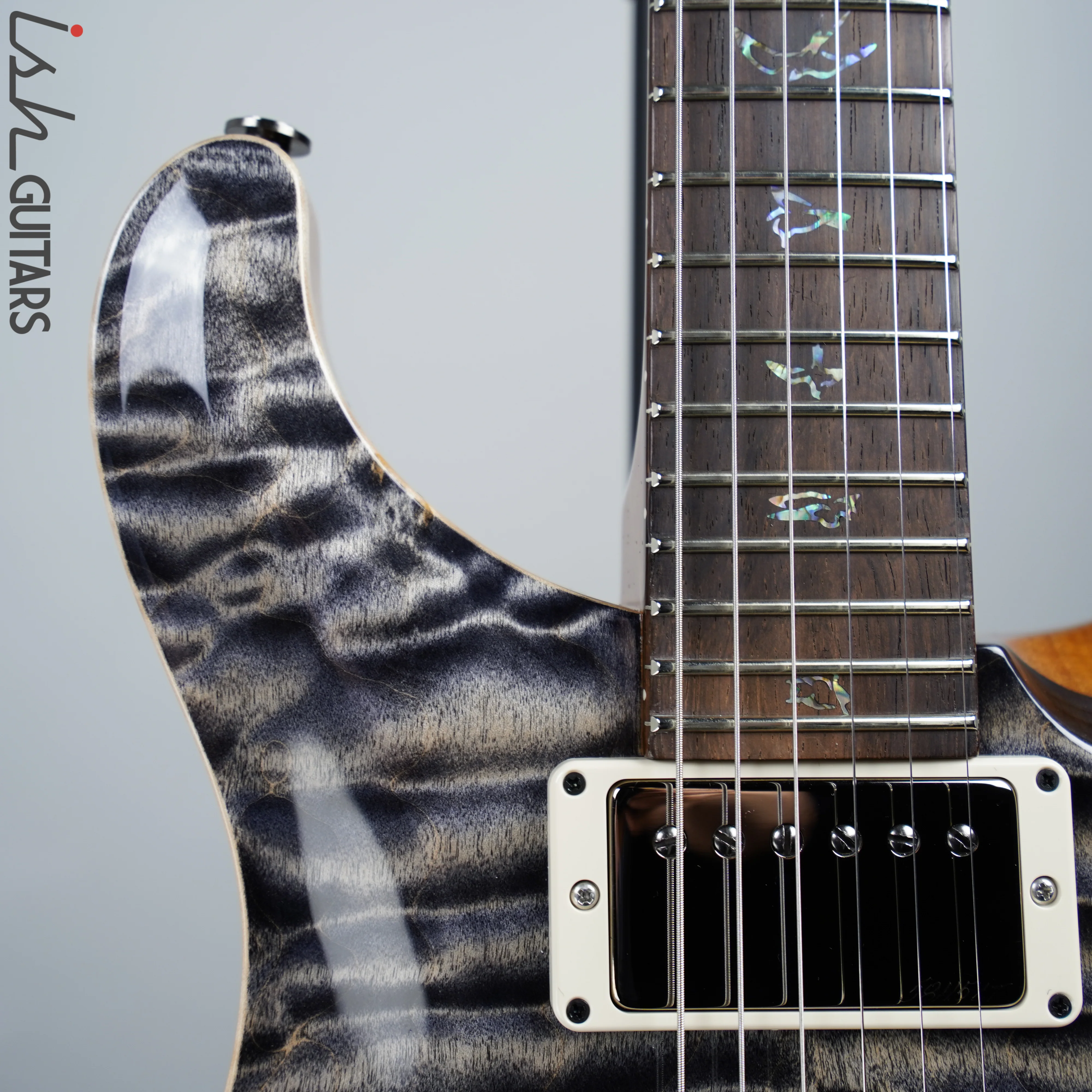 PRS Custom 24 Wood Library Charcoal Brazilian Rosewood - Image 3