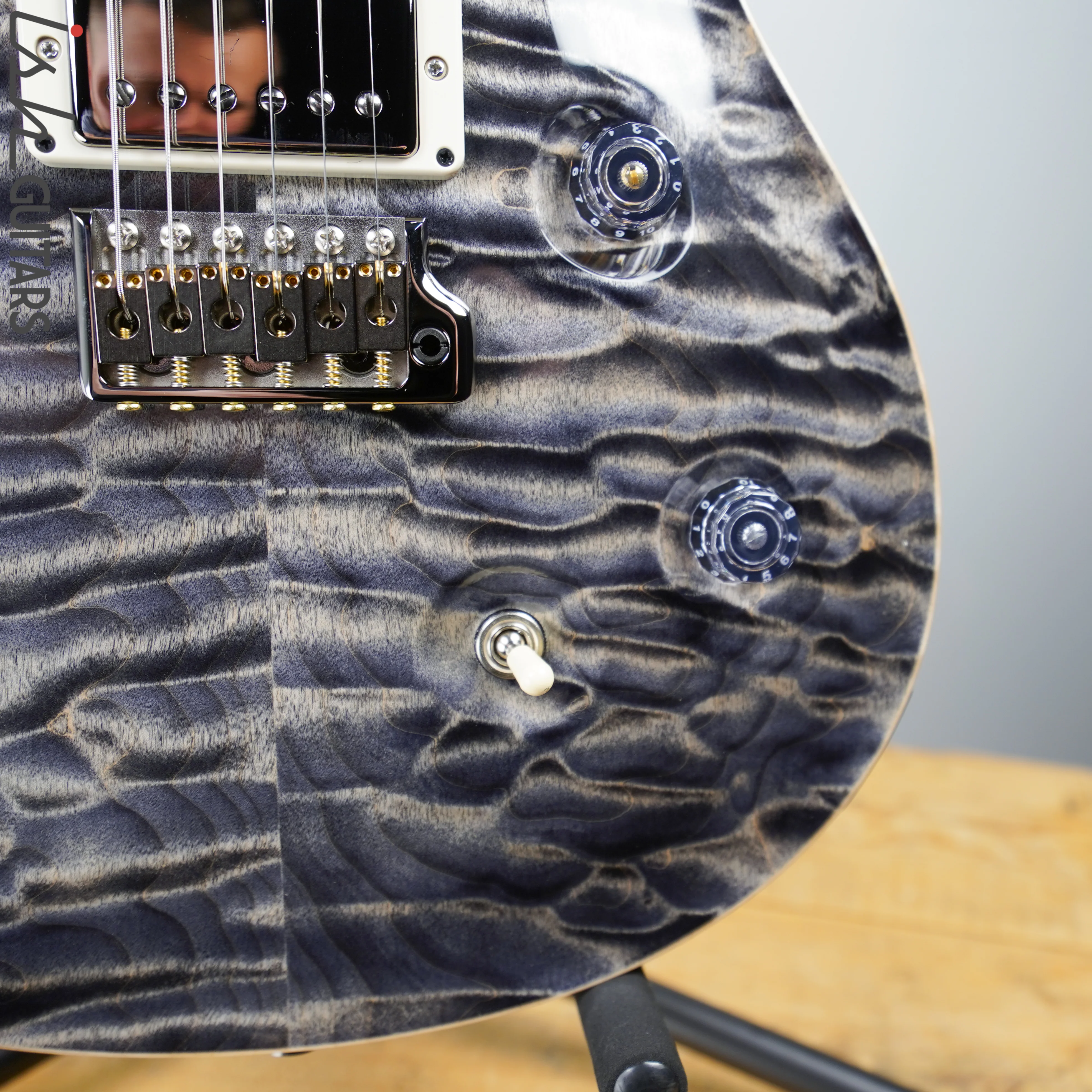 PRS Custom 24 Wood Library Charcoal Brazilian Rosewood - Image 4