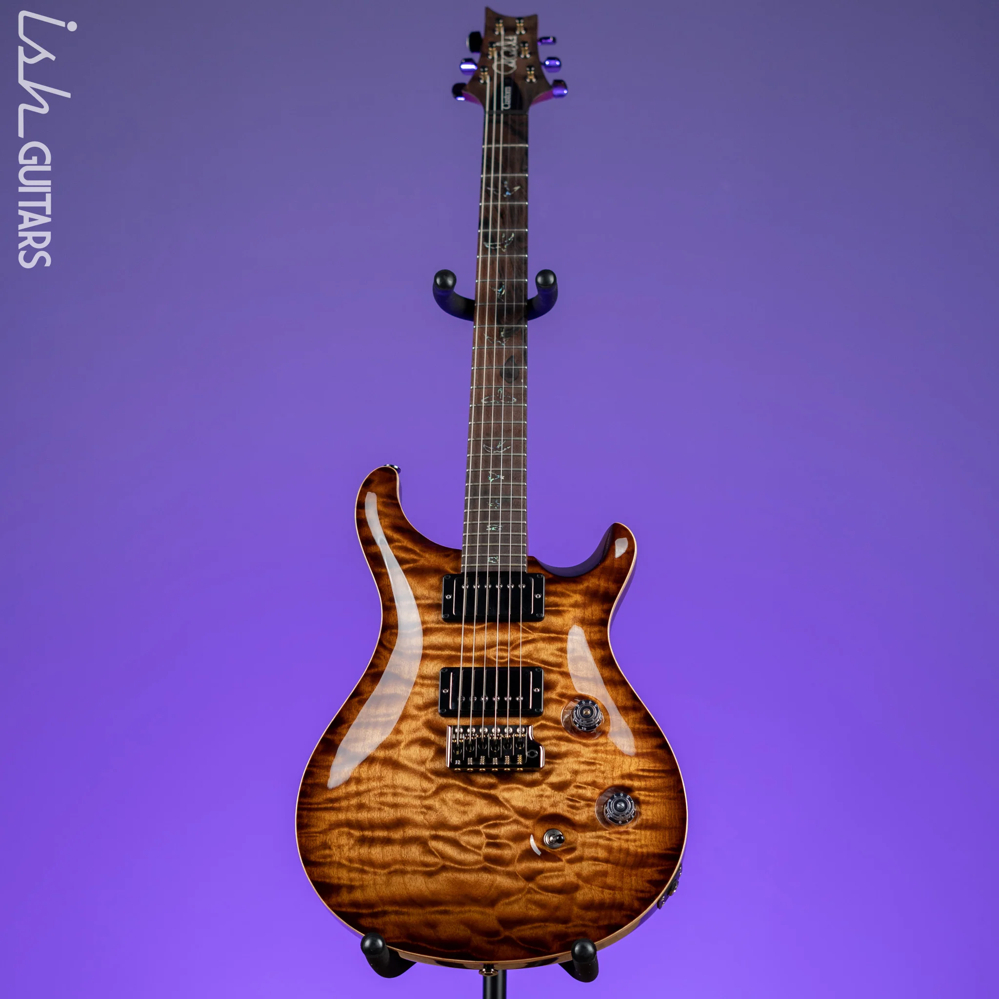 PRS Custom 24 Wood Library Copperhead Burst One Piece Quilt 10 Top - Image 2