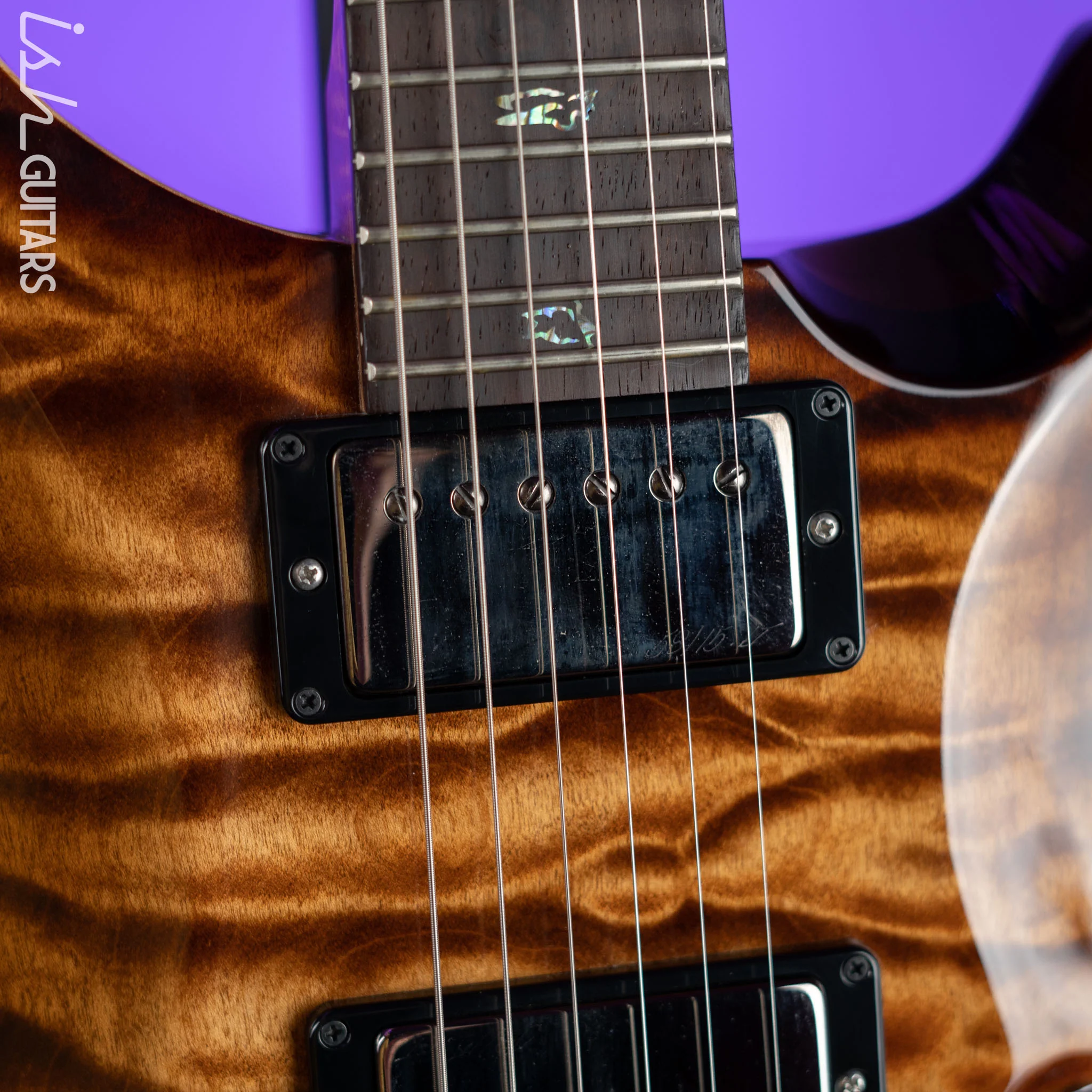 PRS Custom 24 Wood Library Copperhead Burst One Piece Quilt 10 Top - Image 7