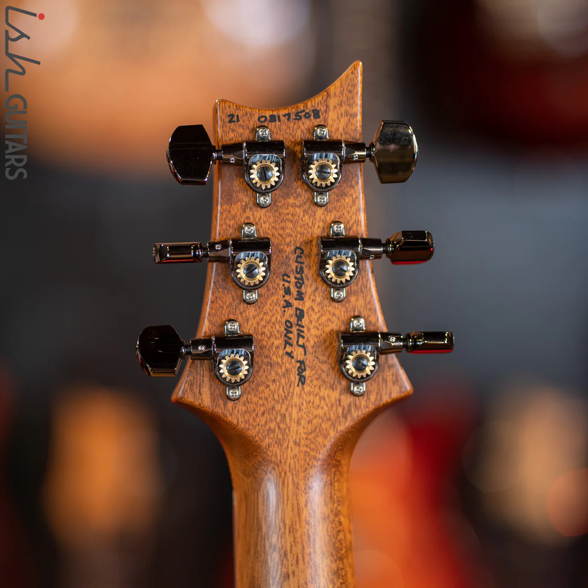PRS Custom 24 Wood Library Frost Blue Opaque Satin - Image 9