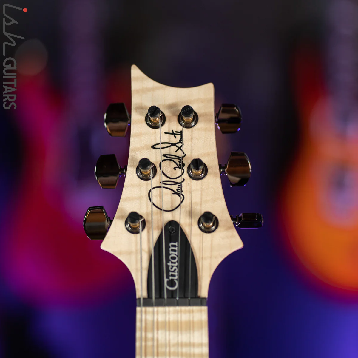 PRS Custom 24 Wood Library Frost Blue Opaque Satin Figured Maple - Image 6