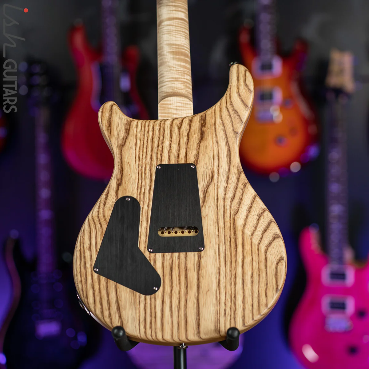 PRS Custom 24 Wood Library Frost Blue Opaque Satin Figured Maple - Image 8