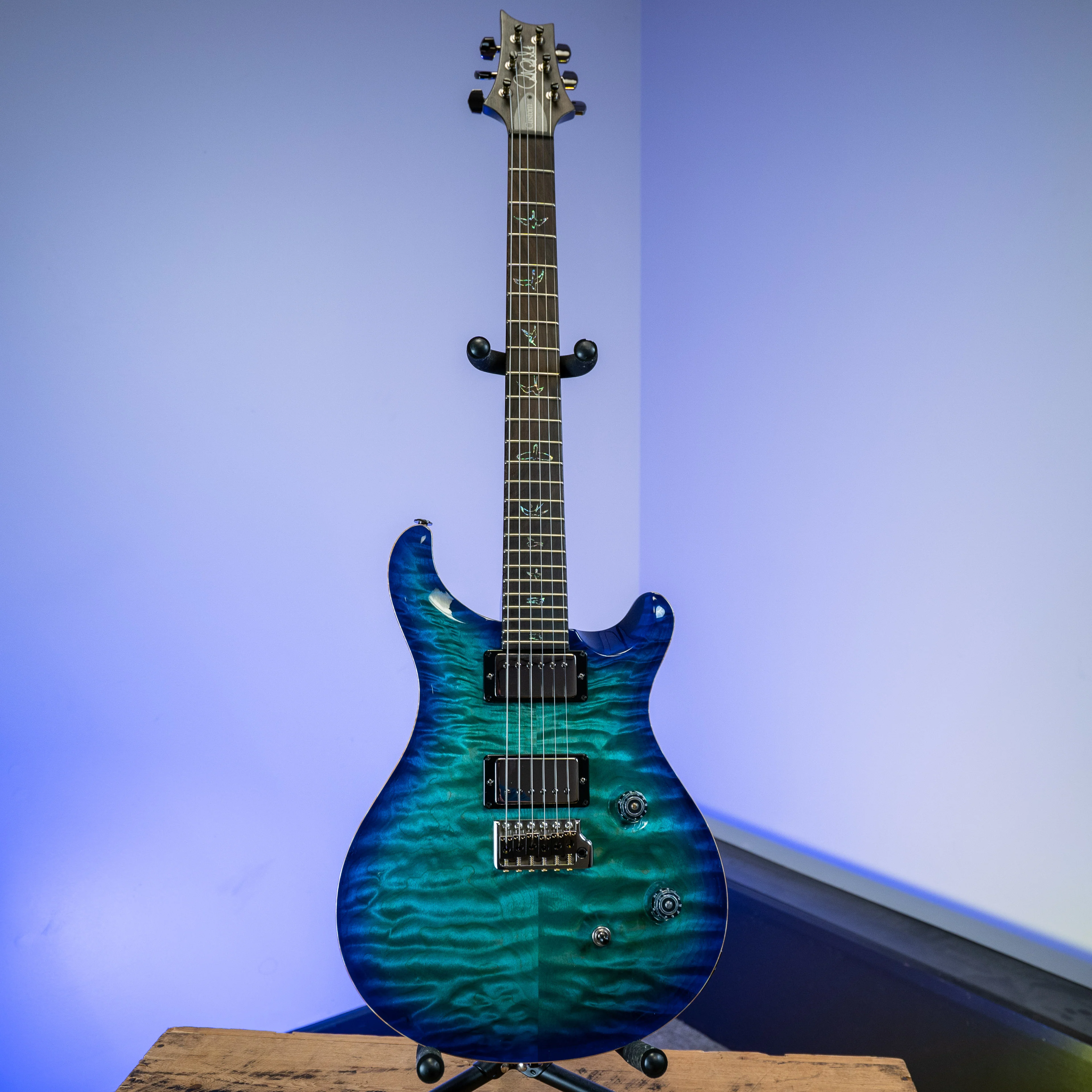 PRS Custom 24 Wood Library Makena Blue Brazilian Rosewood - Image 2