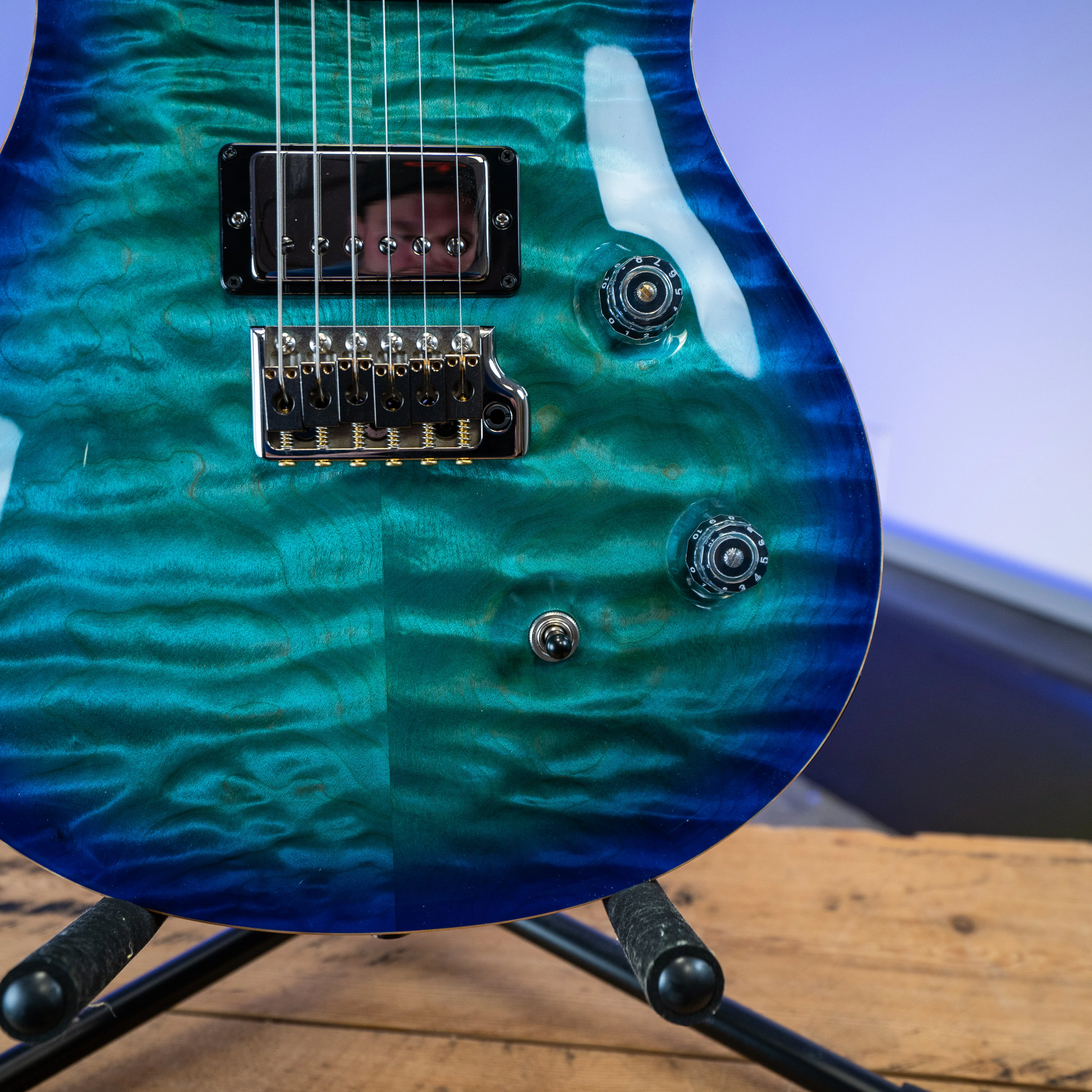 PRS Custom 24 Wood Library Makena Blue Brazilian Rosewood - Image 4