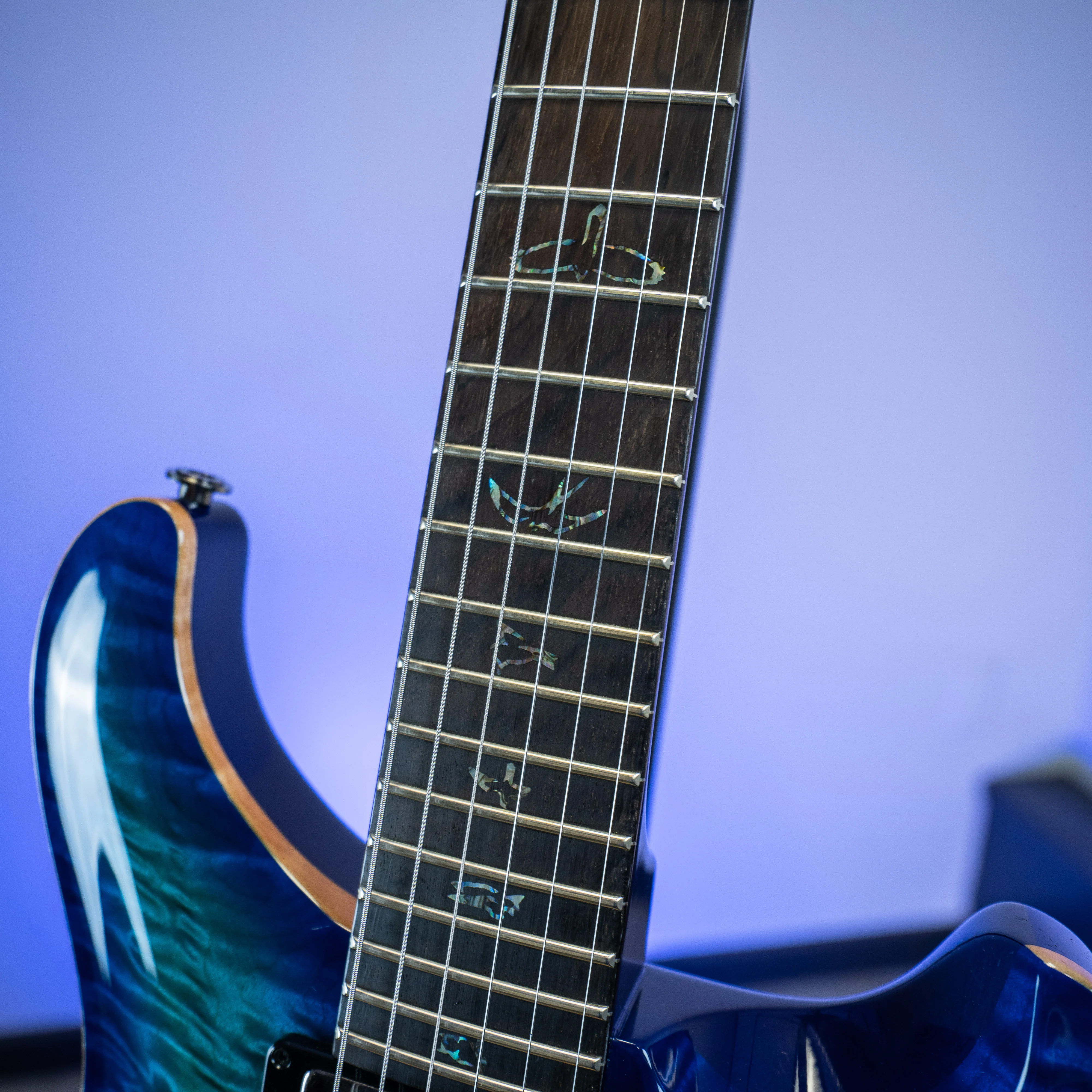 PRS Custom 24 Wood Library Makena Blue Brazilian Rosewood - Image 6