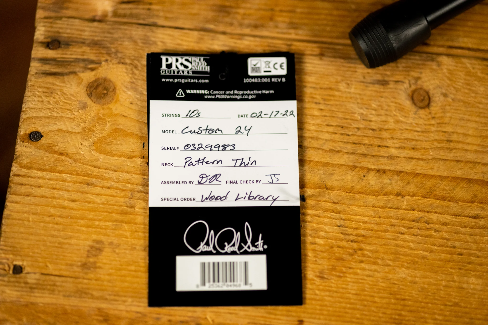 PRS Custom 24 Wood Library Powder Blue Opaque Satin - Image 13