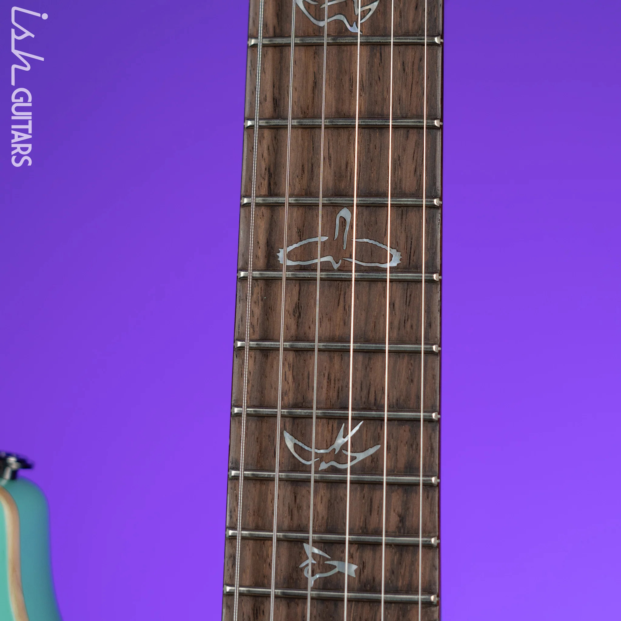 PRS Custom 24 Wood Library Seafoam Green Satin Demo - Image 5