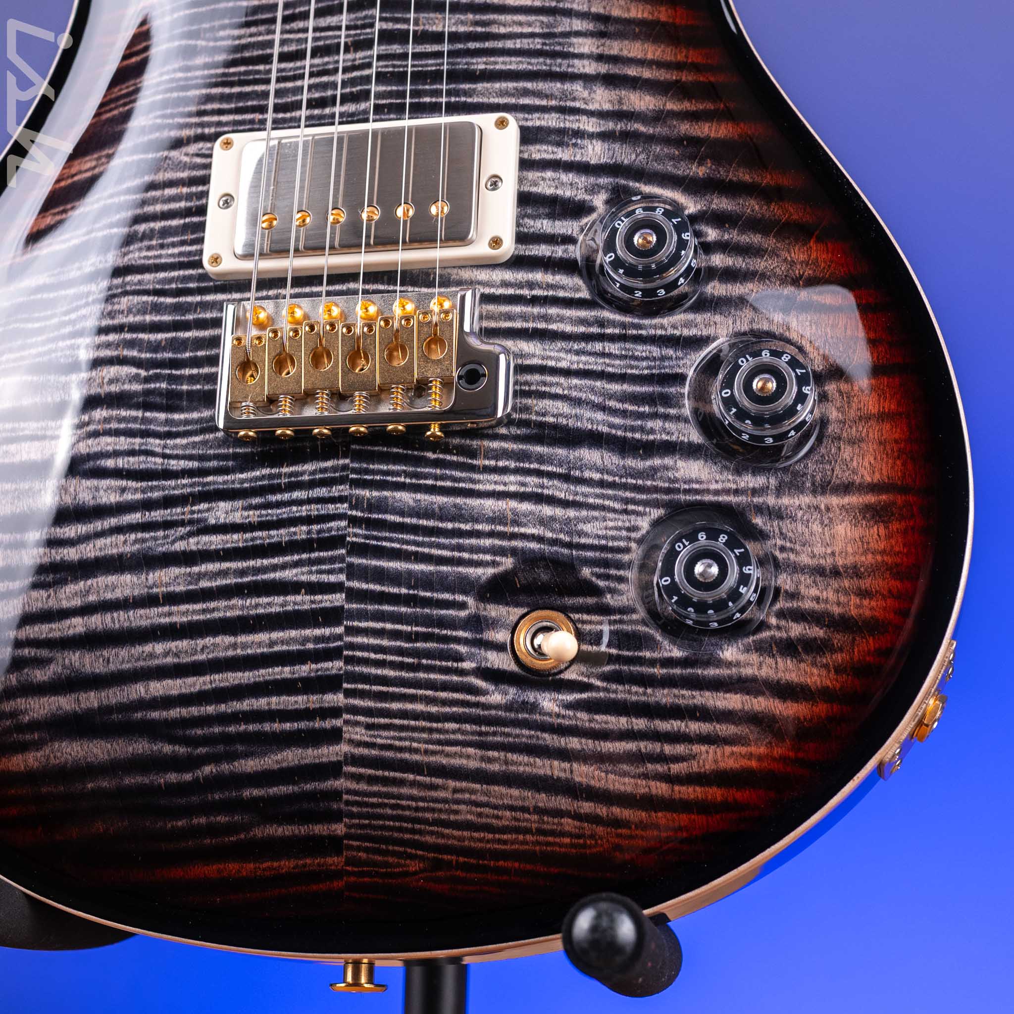 PRS DGT 10-Top Charcoal Tri-Color Burst Custom Color - Image 5