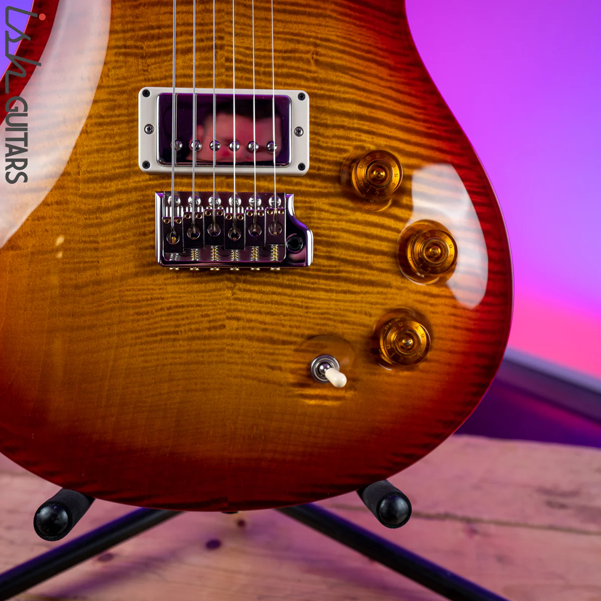 PRS DGT Dark Cherry Burst Wrap w/Birds - Image 4
