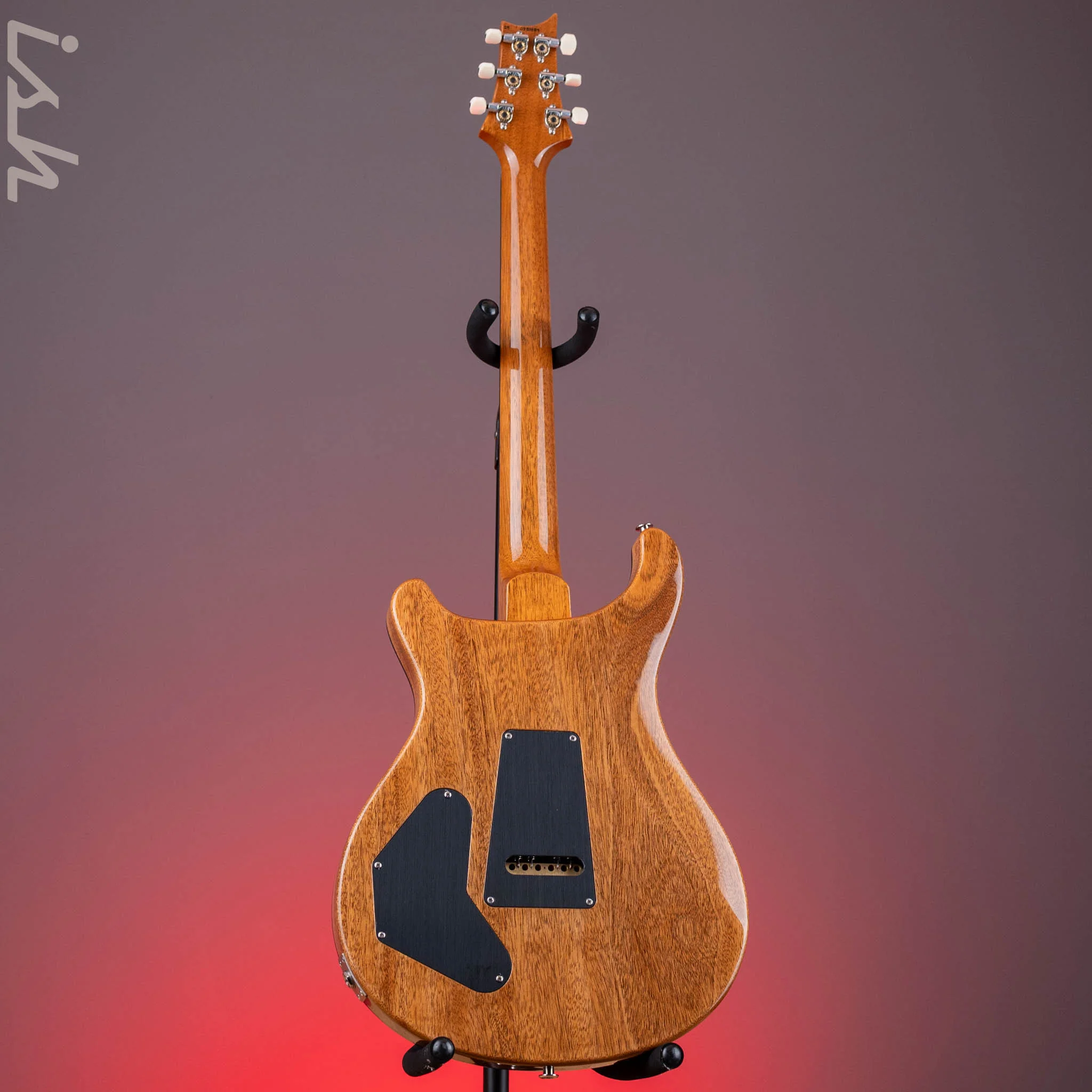 PRS DGT David Grissom Electric Guitar Black Top w/ Natural Back - Image 7