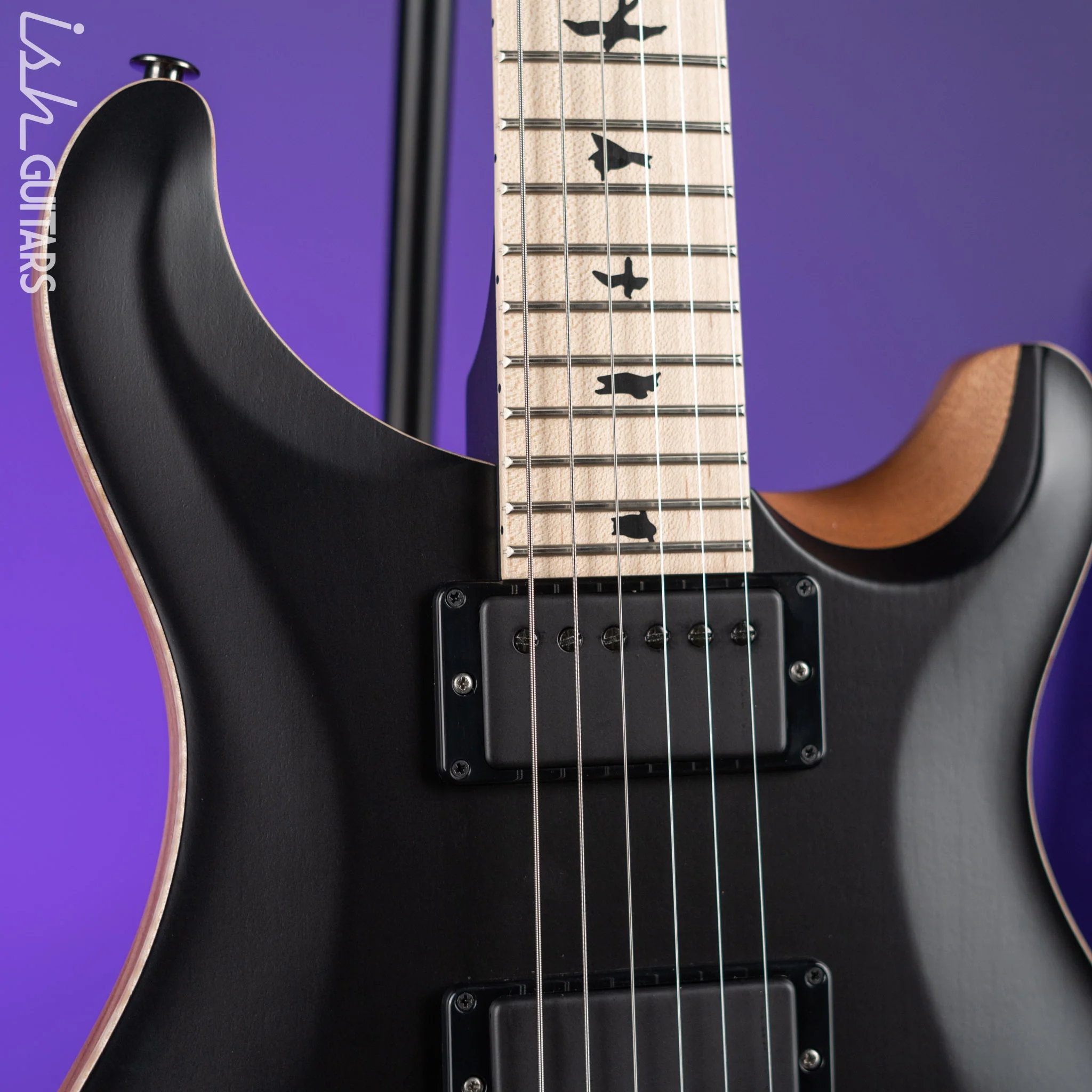 PRS Dustie Waring Signature CE 24 Floyd Satin Black - Image 3