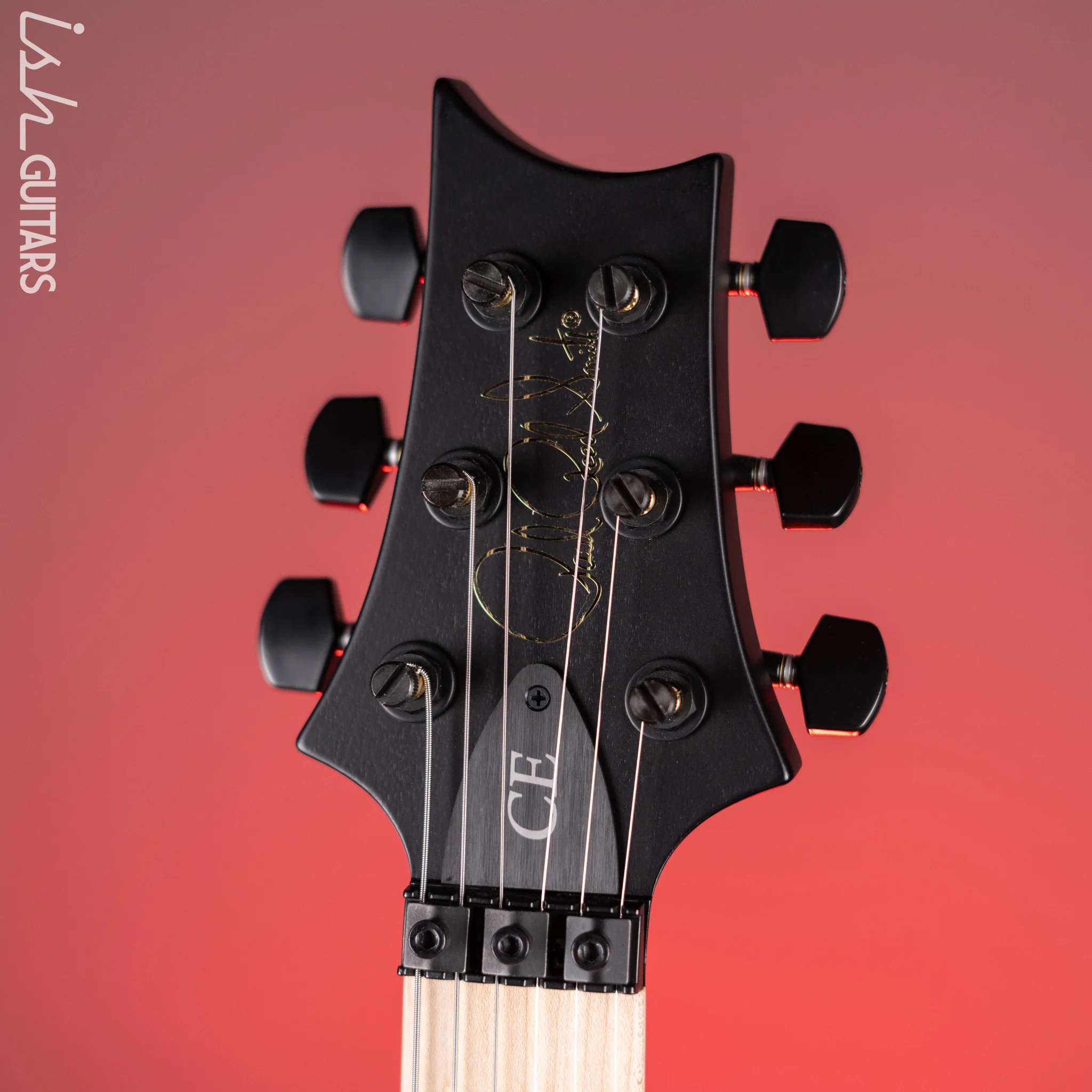 PRS Dustie Waring Signature CE 24 Floyd Satin Black Custom Binding - Image 6