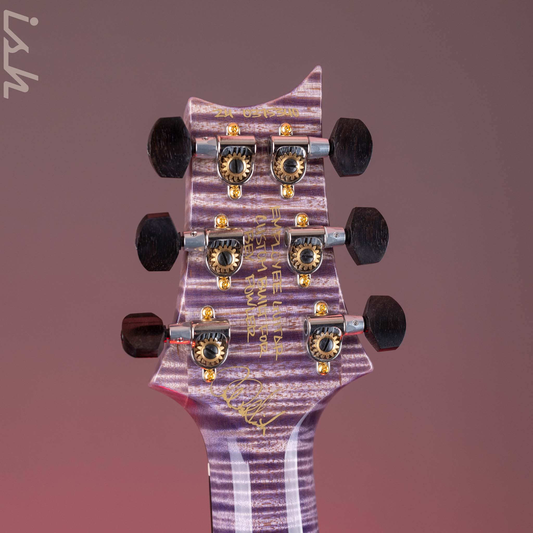 2024 PRS Employee Beverly Fowler Hollowbody II 594 Piezo 1-Off Aqua Violet Smokeburst - Image 13