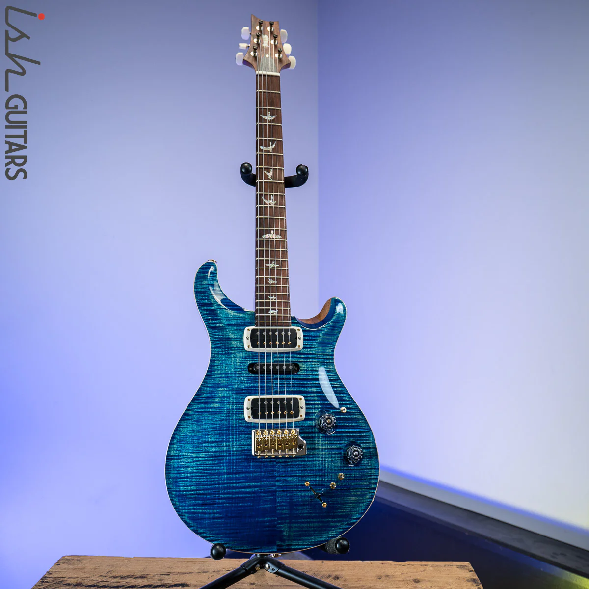 PRS Experience Modern Eagle V River Blue 10 Top - Image 2