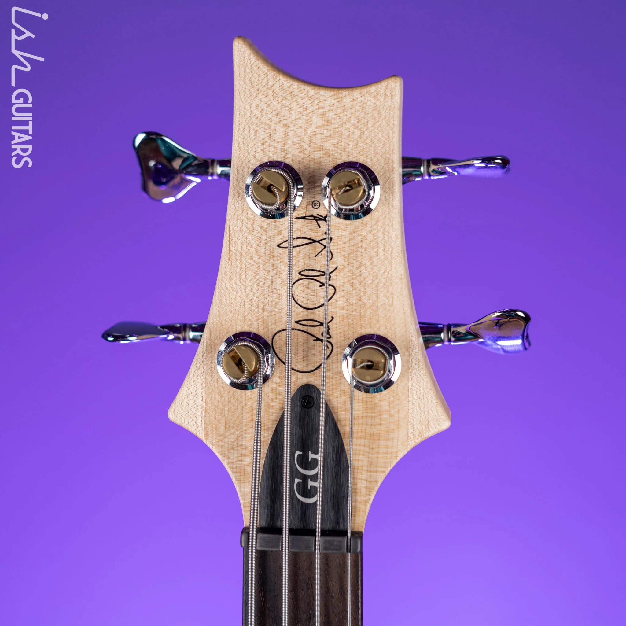 PRS Grainger 4-String Bass Guitar 10-Top Fire Red Smoke Burst - Image 6