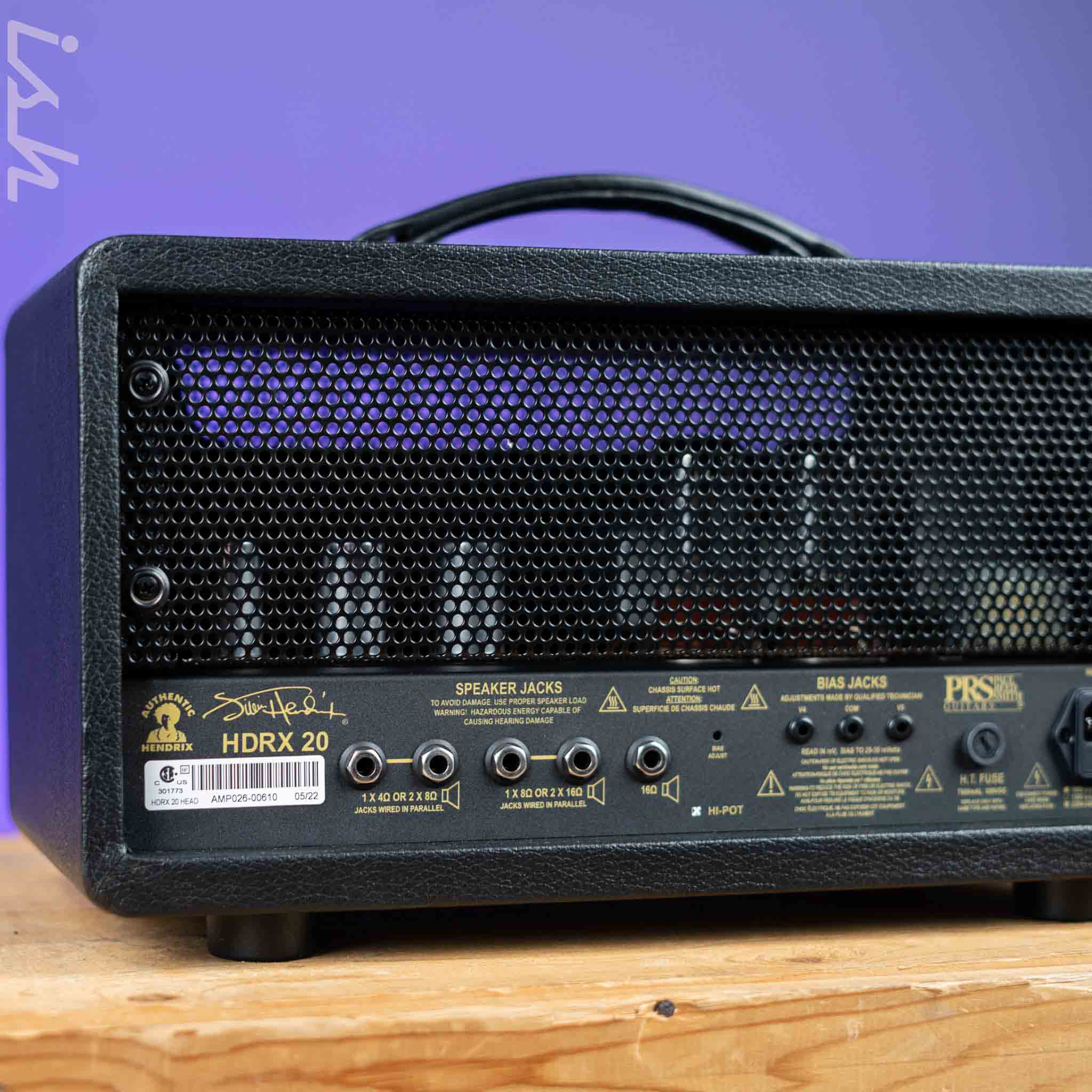 PRS HDRX 20 20W Tube Head Amp Stealth Black - Image 3