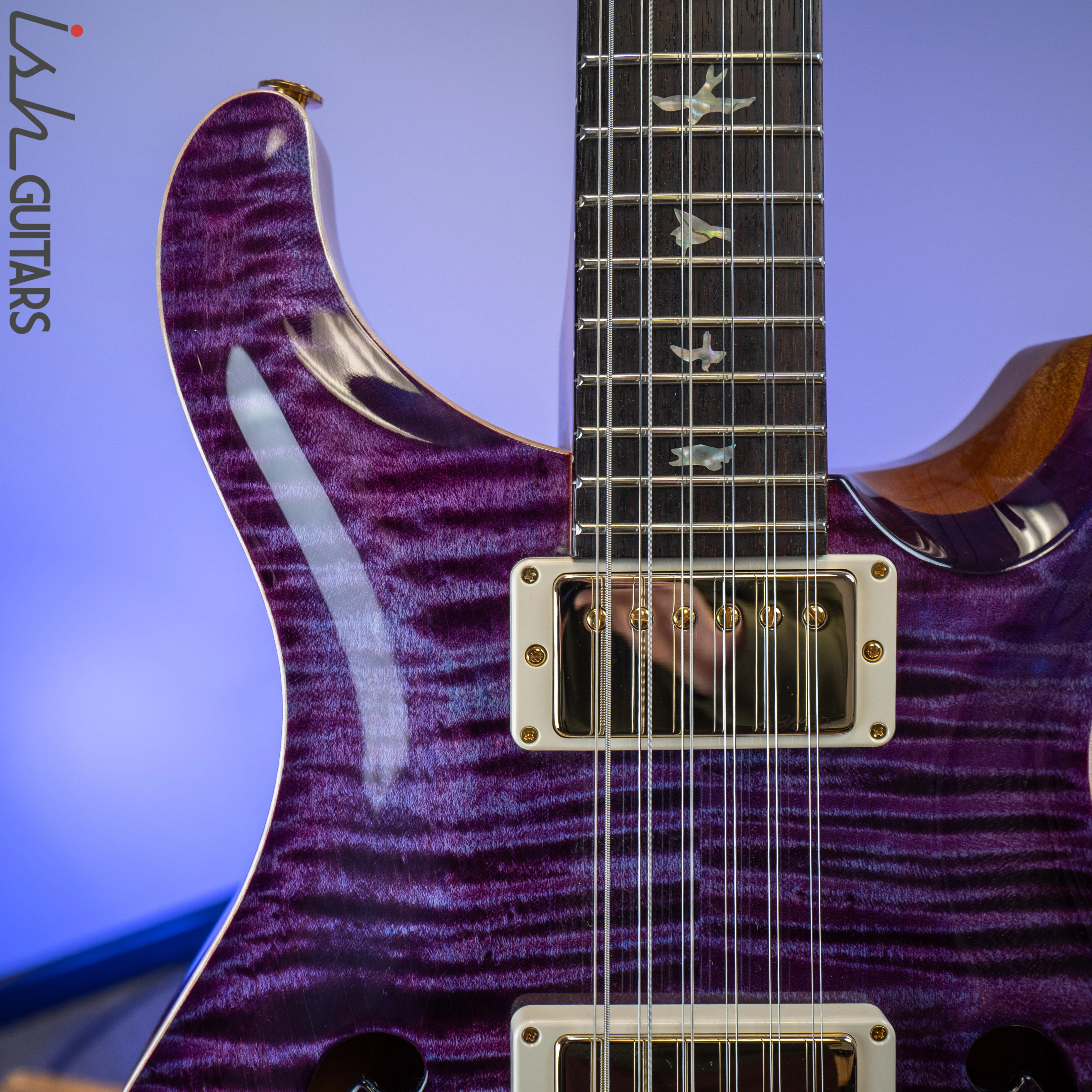 PRS Hollowbody 12 String Violet Gold 10 Top - Image 3
