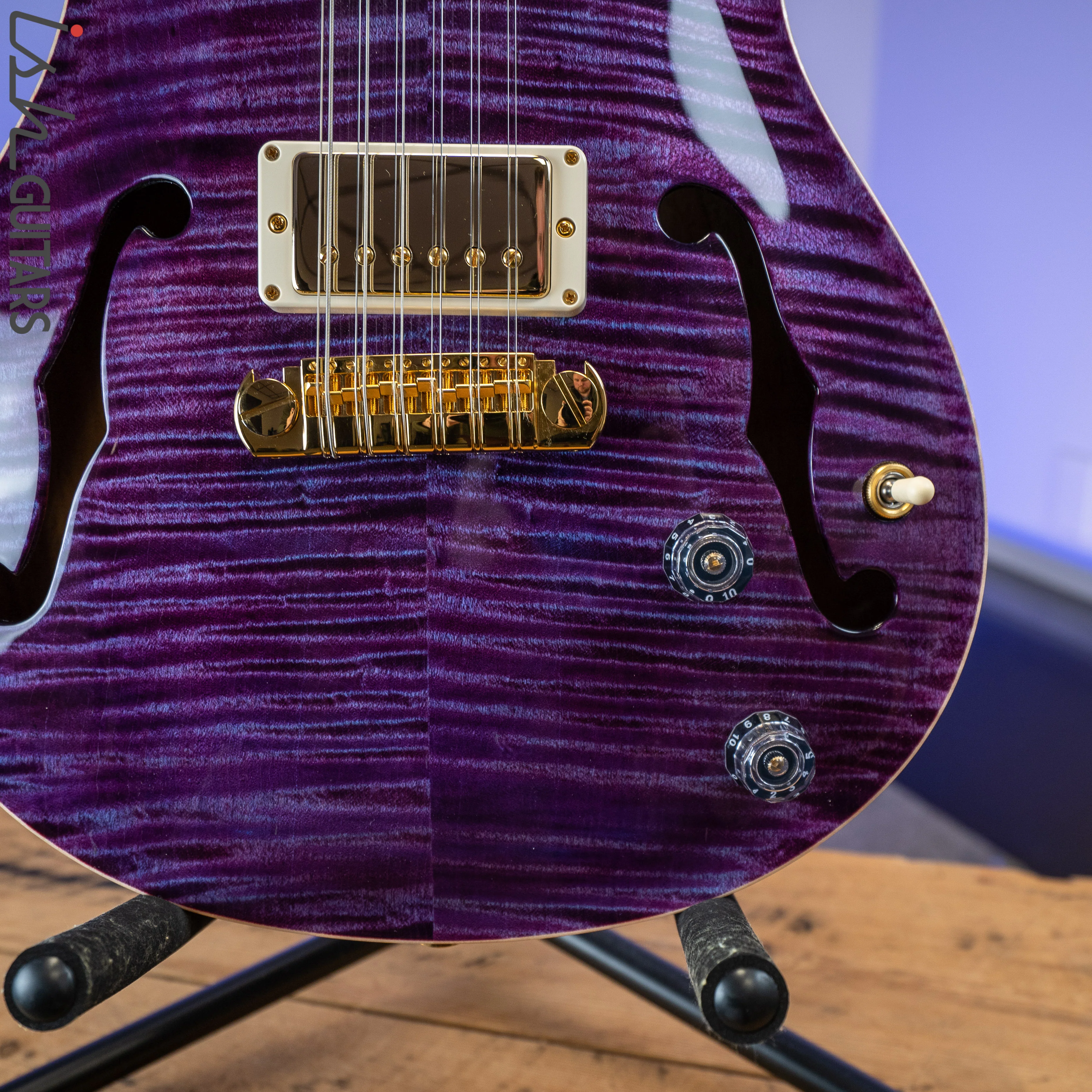 PRS Hollowbody 12 String Violet Gold 10 Top - Image 4