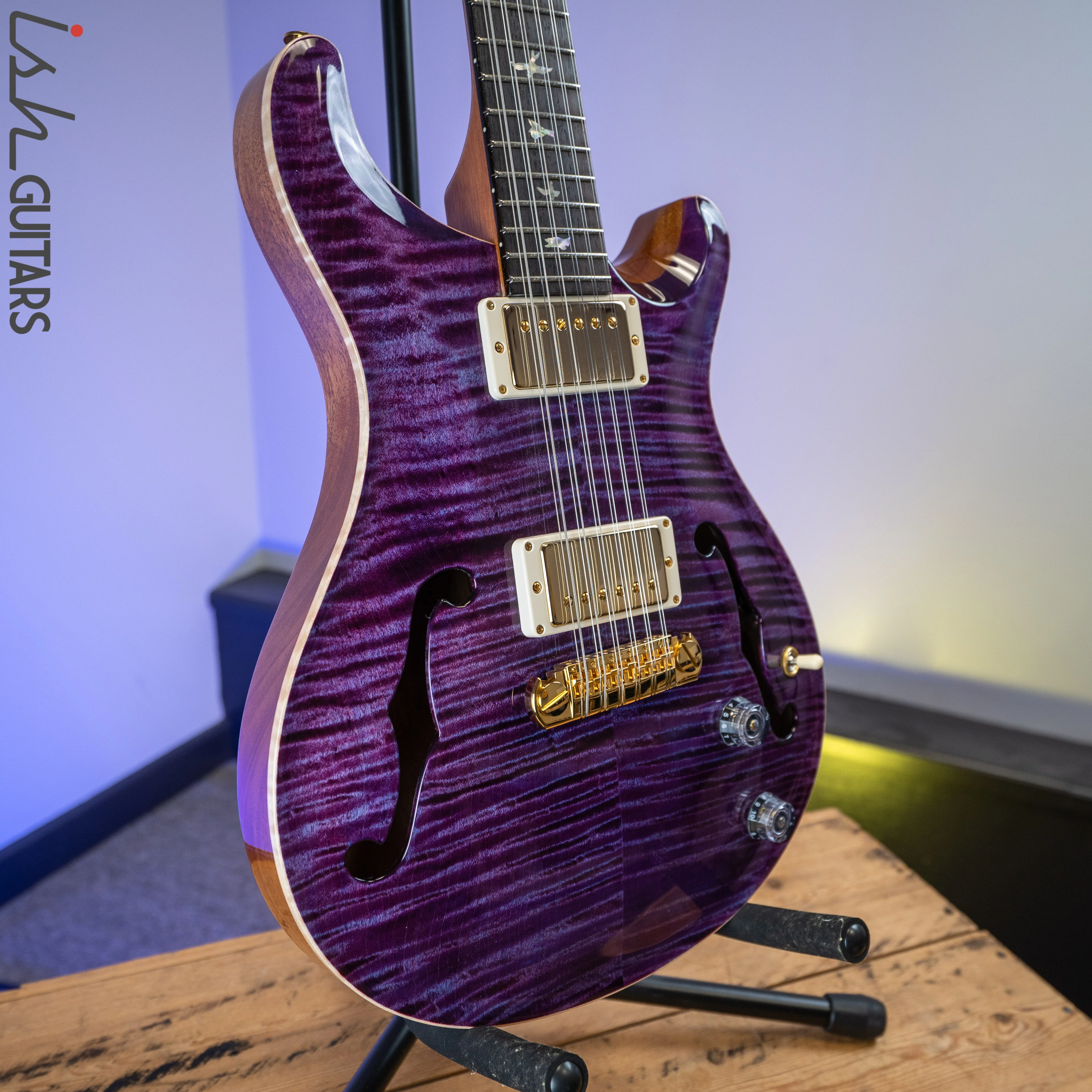 PRS Hollowbody 12 String Violet Gold 10 Top - Image 5