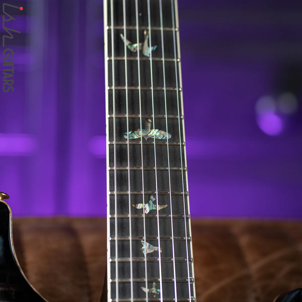 PRS McCarty 594 Hollowbody II Charcoal Burst 10 Top - Image 7