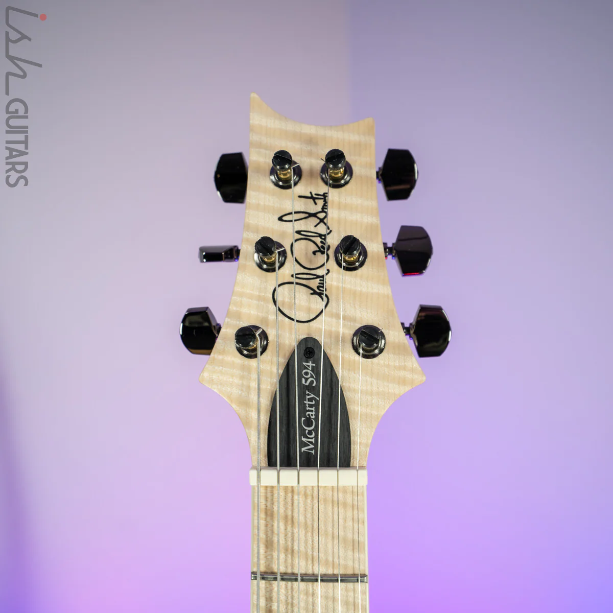 PRS McCarty 594 Hollowbody II Wood Library Satin Black - Image 7