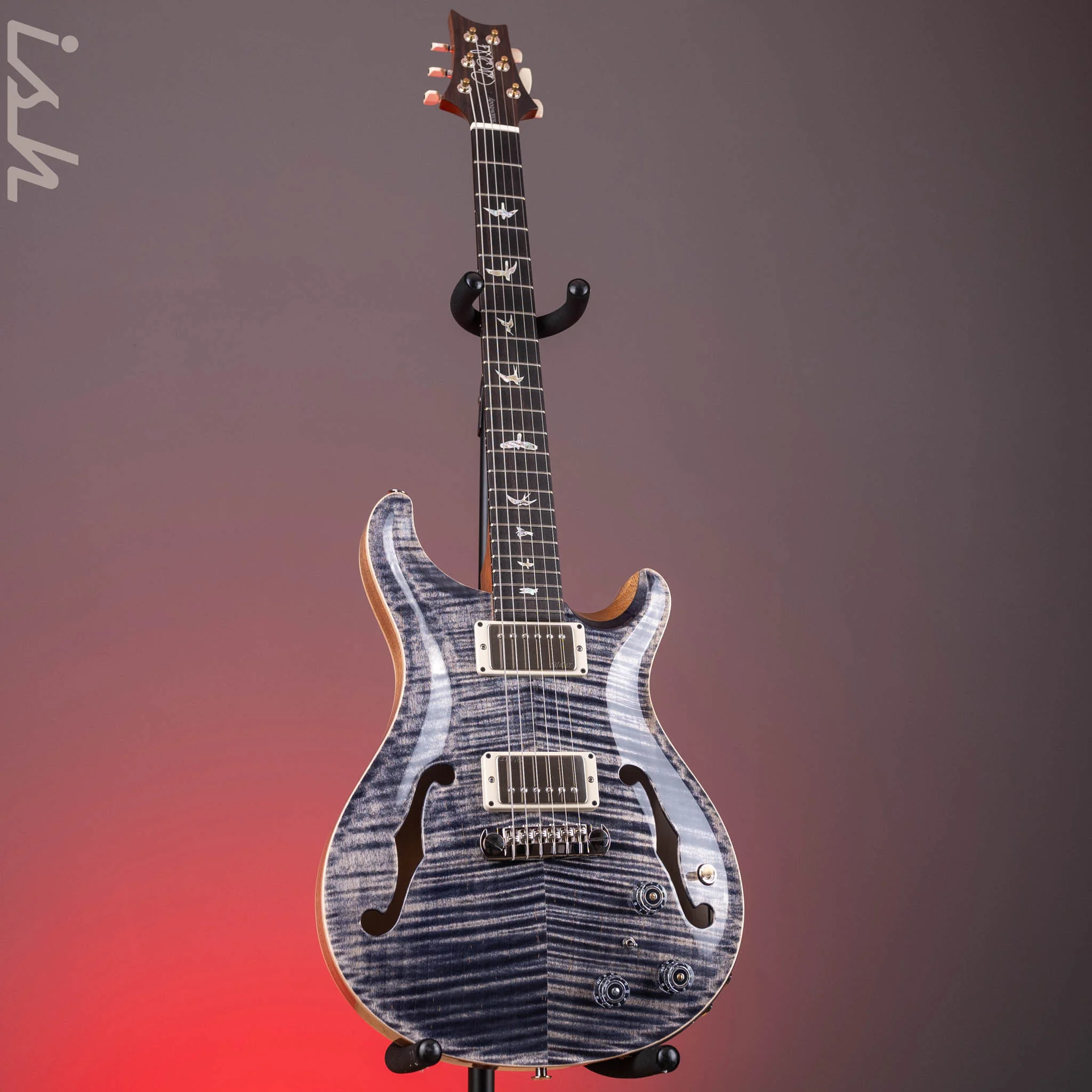 PRS Hollowbody II Piezo Electric Guitar Charcoal - Image 2