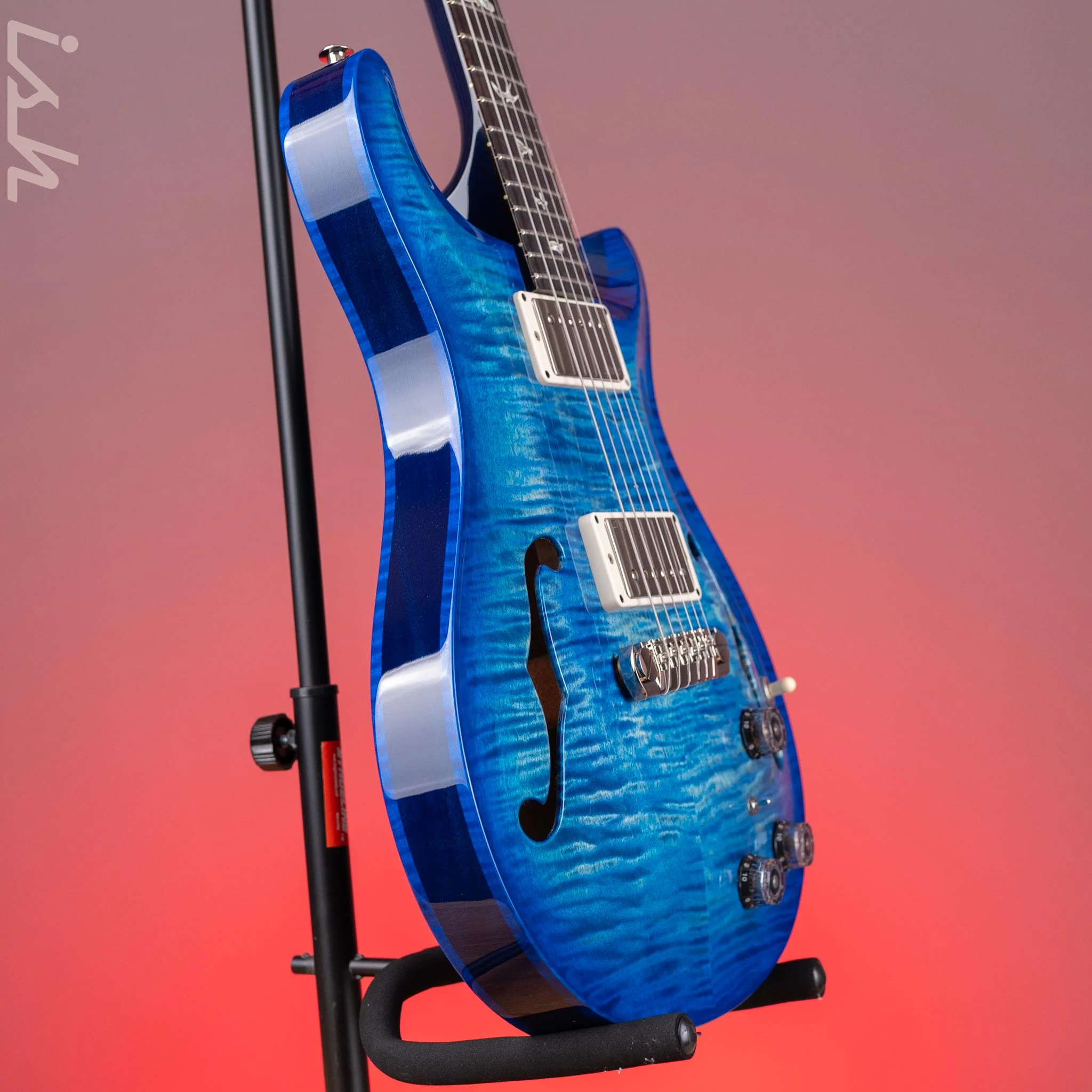 PRS Hollowbody II Piezo Electric Guitar Cobalt Blue Wrap Burst - Image 6