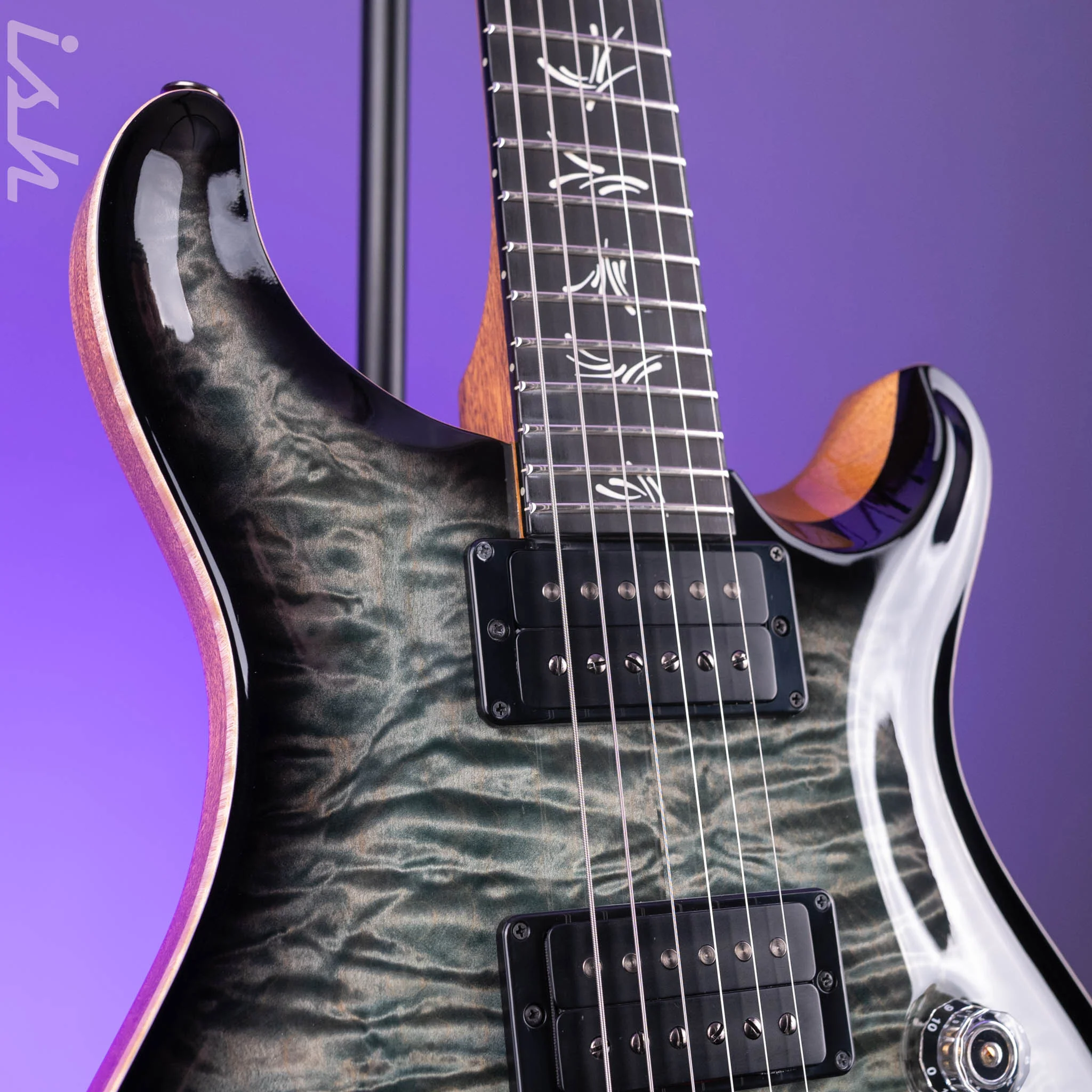 PRS Kanami Limited Edition Custom 24-08 Trampas Green Smokeburst - Image 4