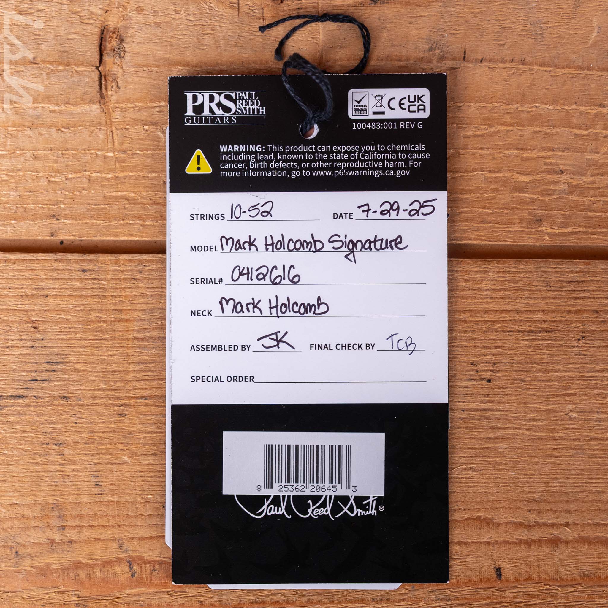 PRS Mark Holcomb Holcomb Wraparound Burst - Image 12