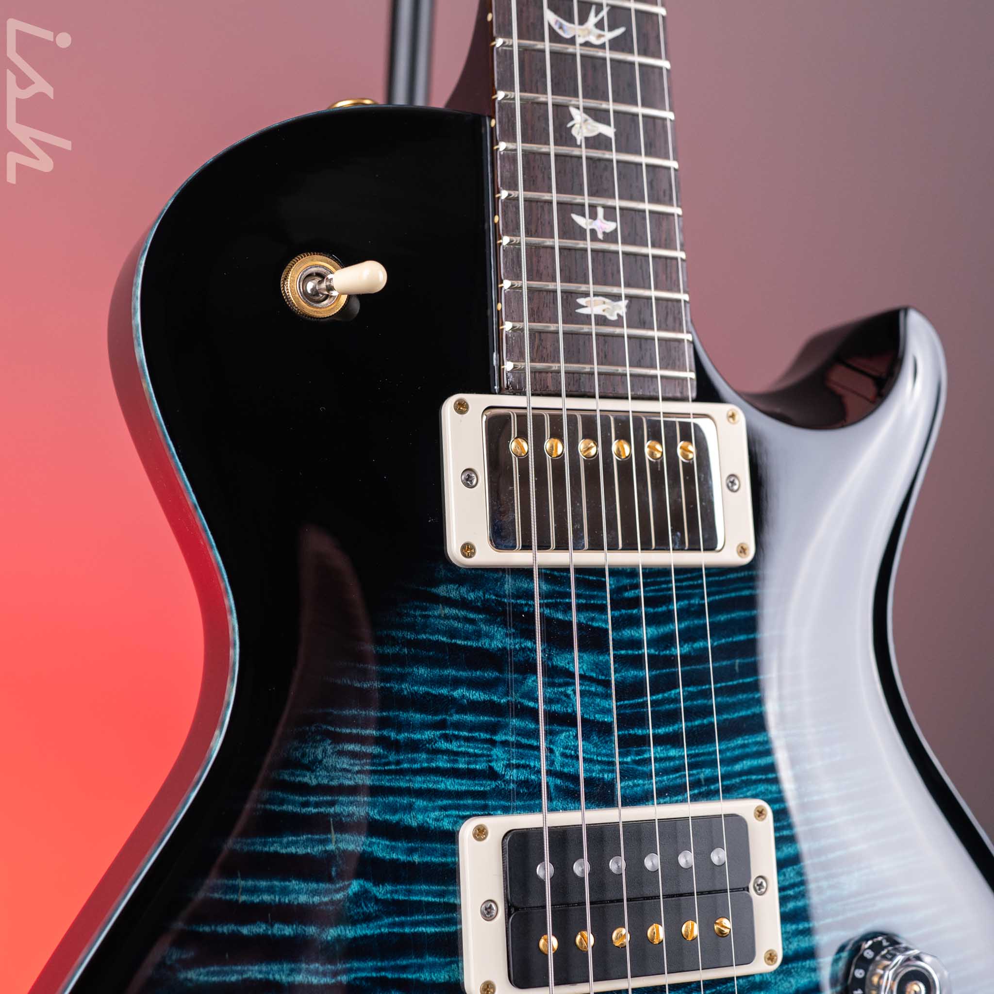 PRS Mark Tremonti Signature Electric Guitar 10-Top Cobalt Smokeburst - Image 4